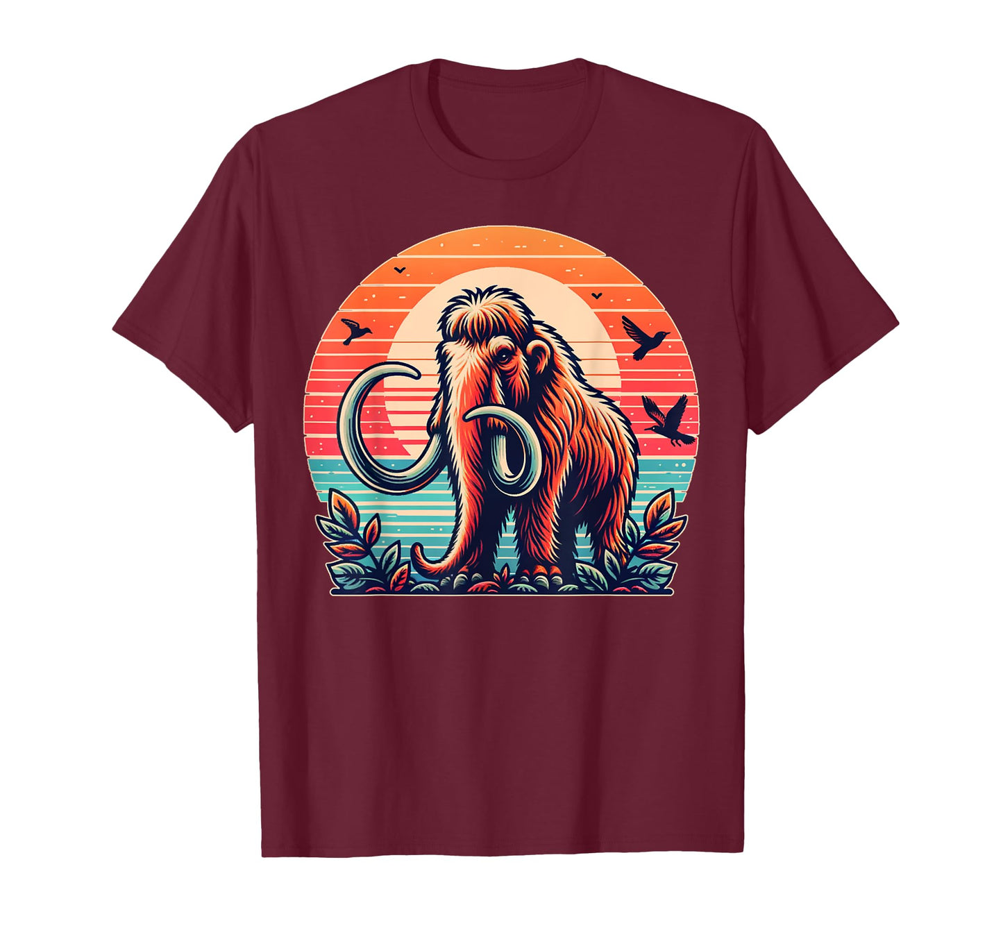 Retro Woolly Mammoth Shirt for Kids Toddlers Men Girl Boy T-Shirt