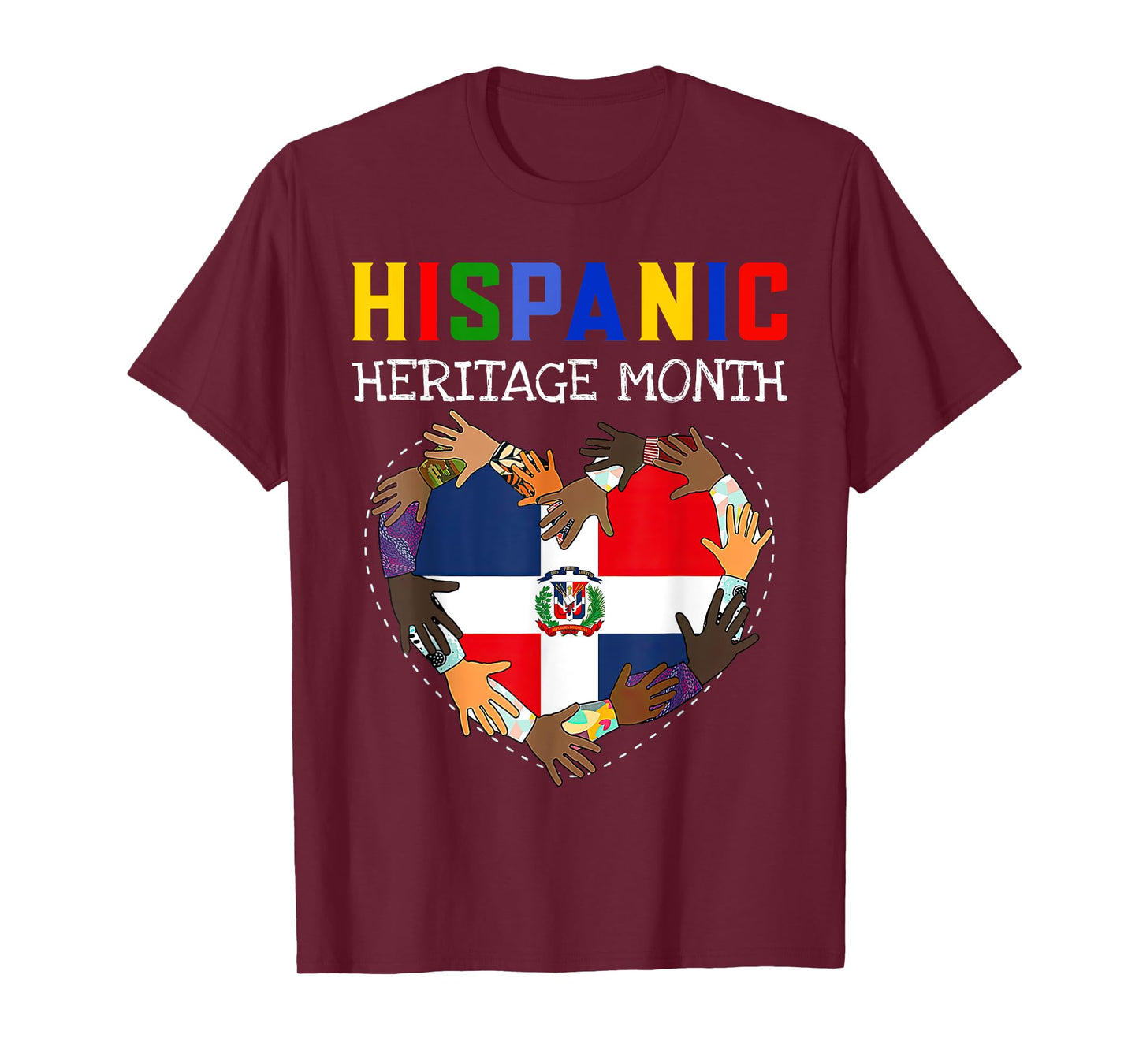 Hispanic Heritage Month Dominican Kids Boys Girls T-Shirt