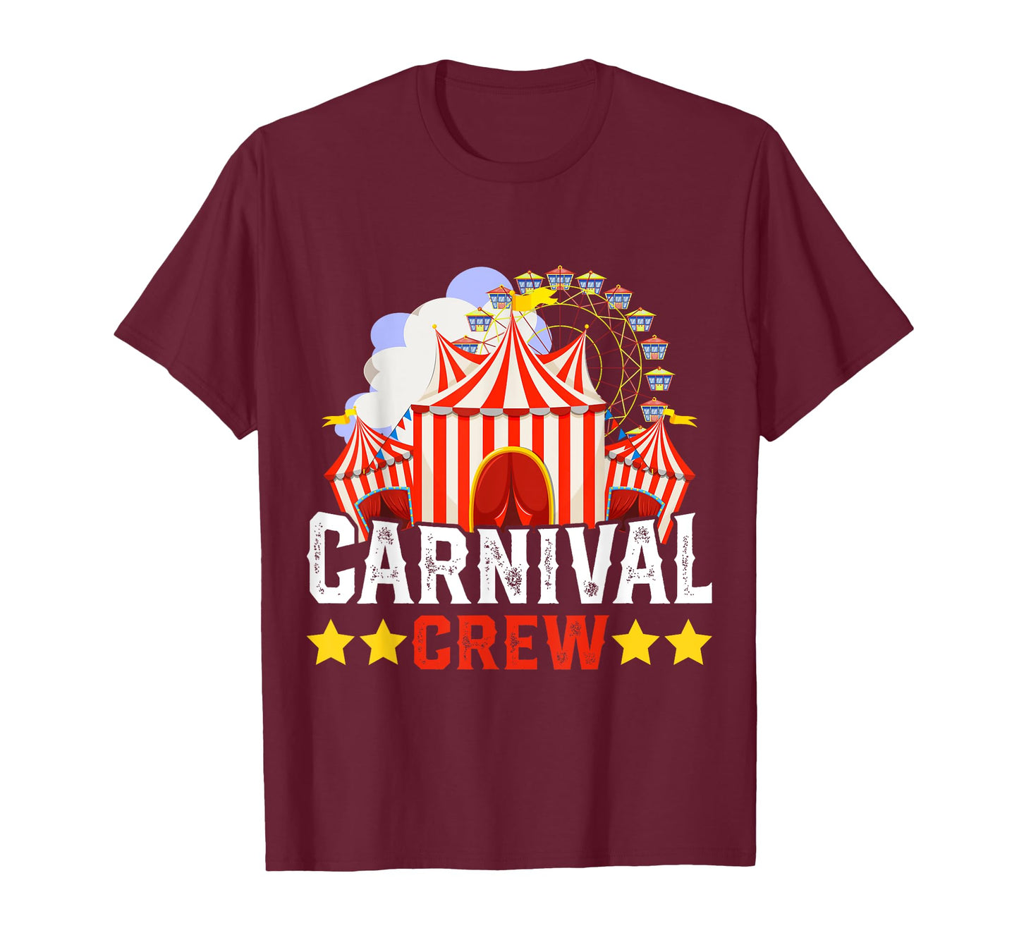 Carnival Crew Funny Circus Staff Costume Circus Theme Party T-Shirt