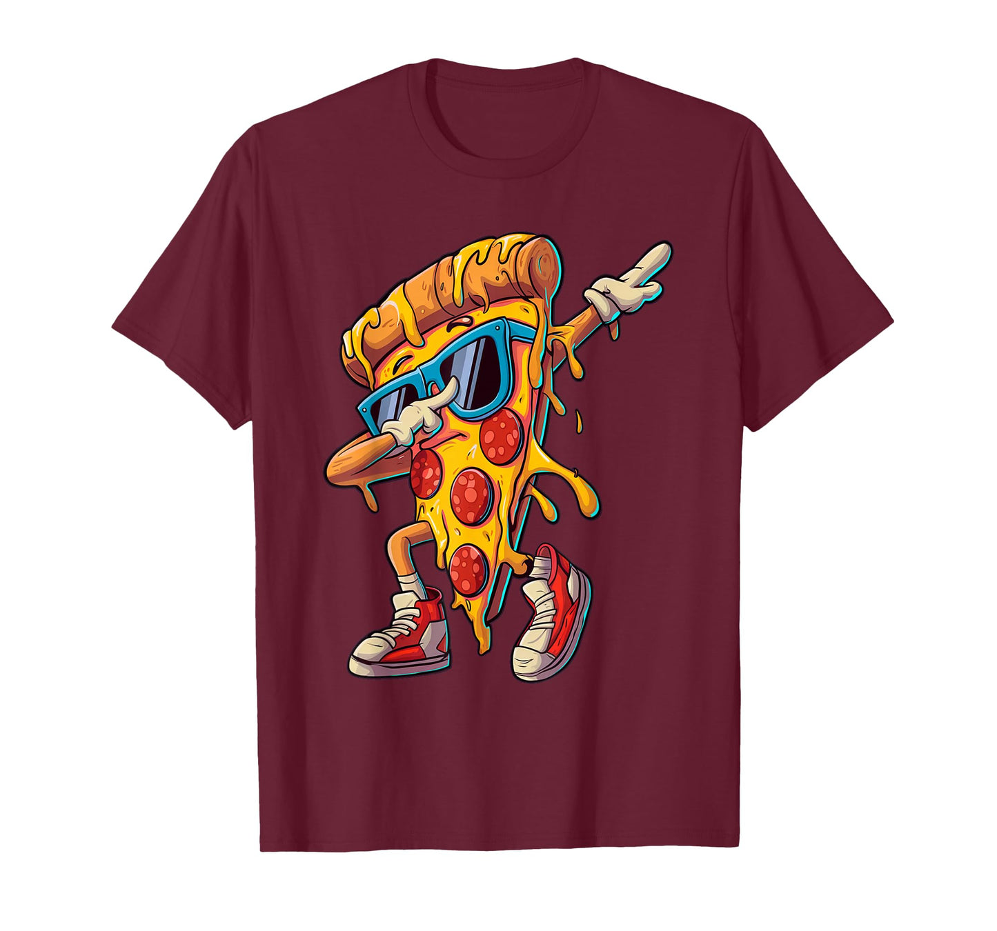Dabbing Pizza Slice Fun Graphic for Food Lovers T-Shirt