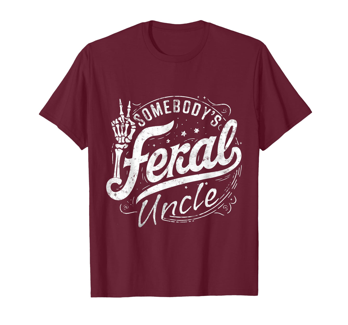 Somebody's Feral Uncle Summer Trendy Uncle Cool Uncle Men T-Shirt