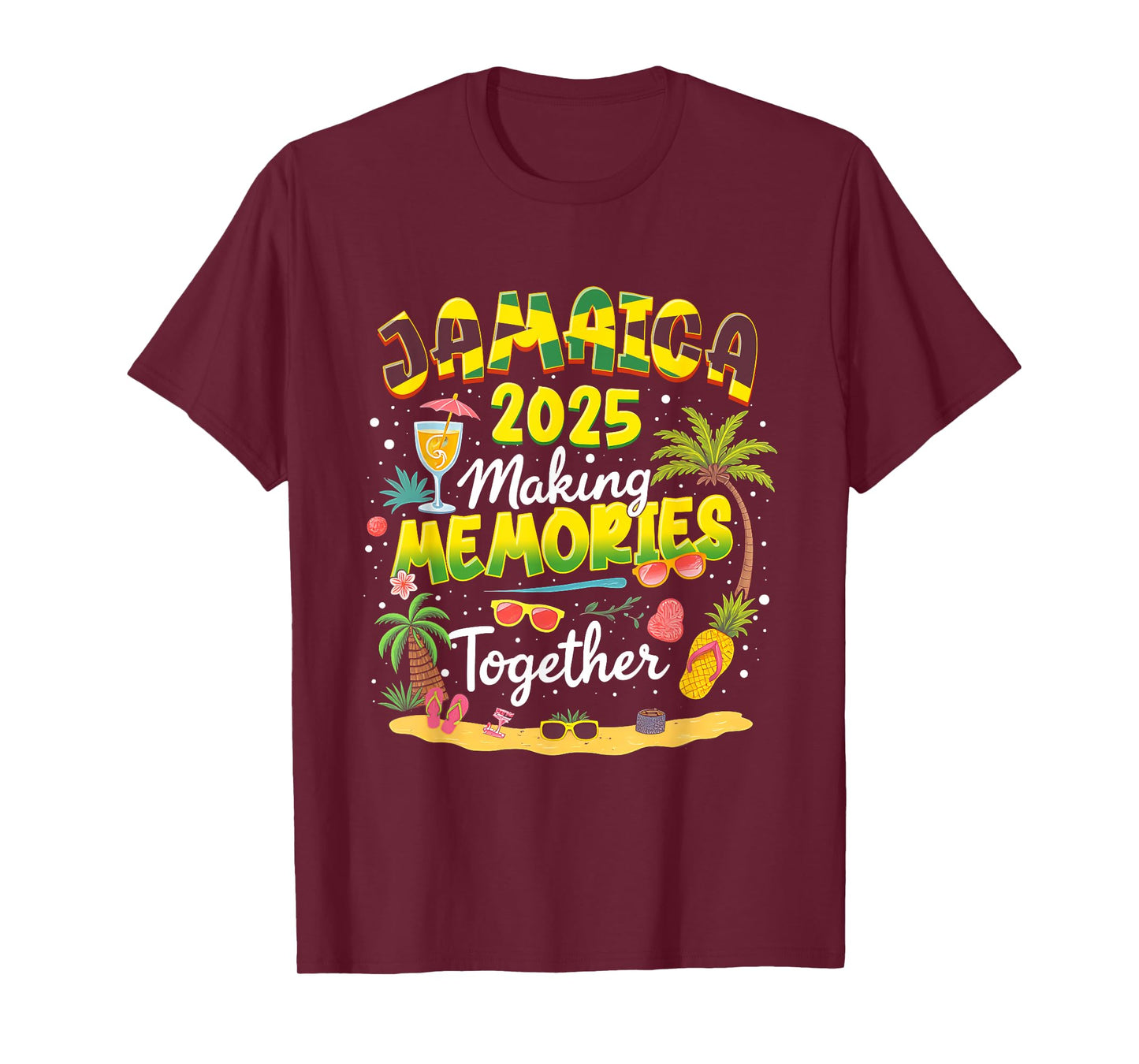 Jamaica 2025 Making-Memories Together Vacation Trip Family T-Shirt