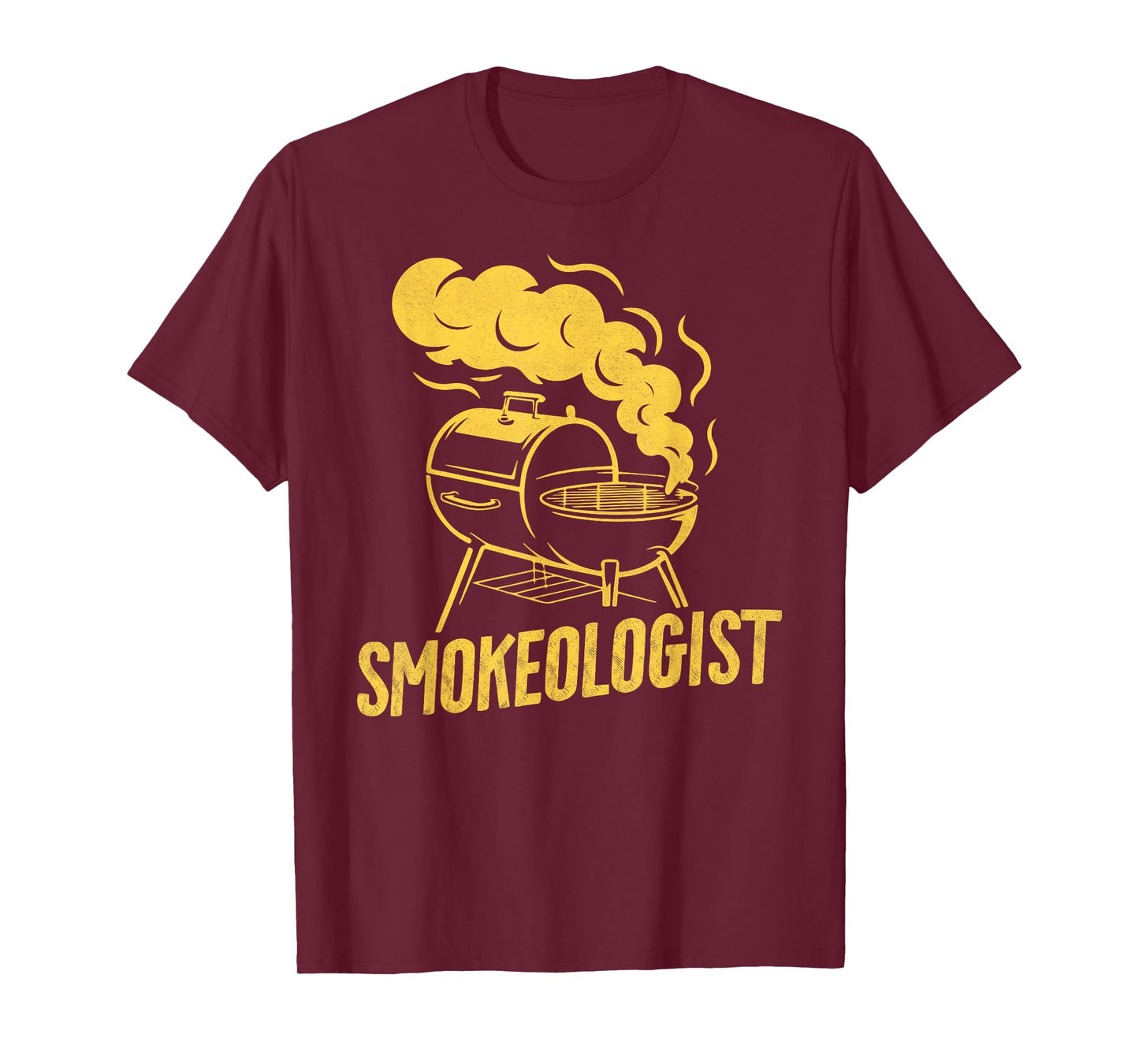 Smokeologist Meat Smoker Bbq Pit Grill Dad Cooking Grandpa T-Shirt
