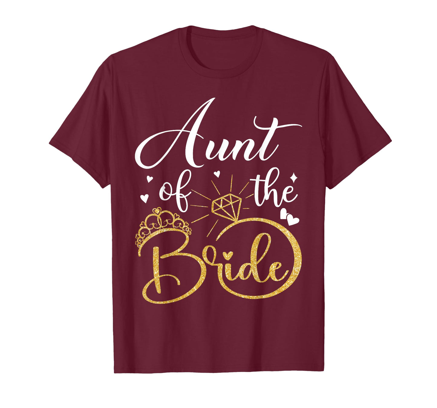 Aunt Of The Bride Wedding Bridal Shower Matching Family T-Shirt