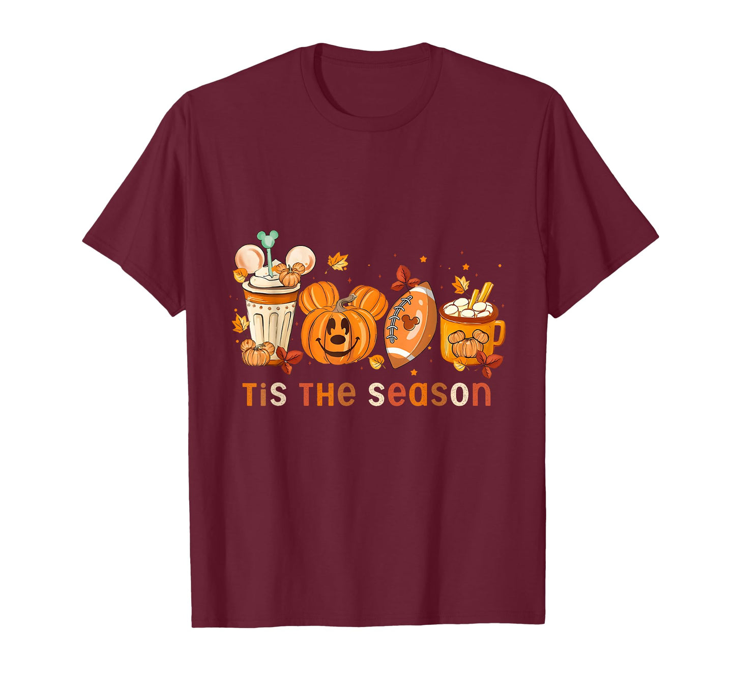 Tis The Season Autumn Halloween Pumpkin Fall Drink T-Shirt