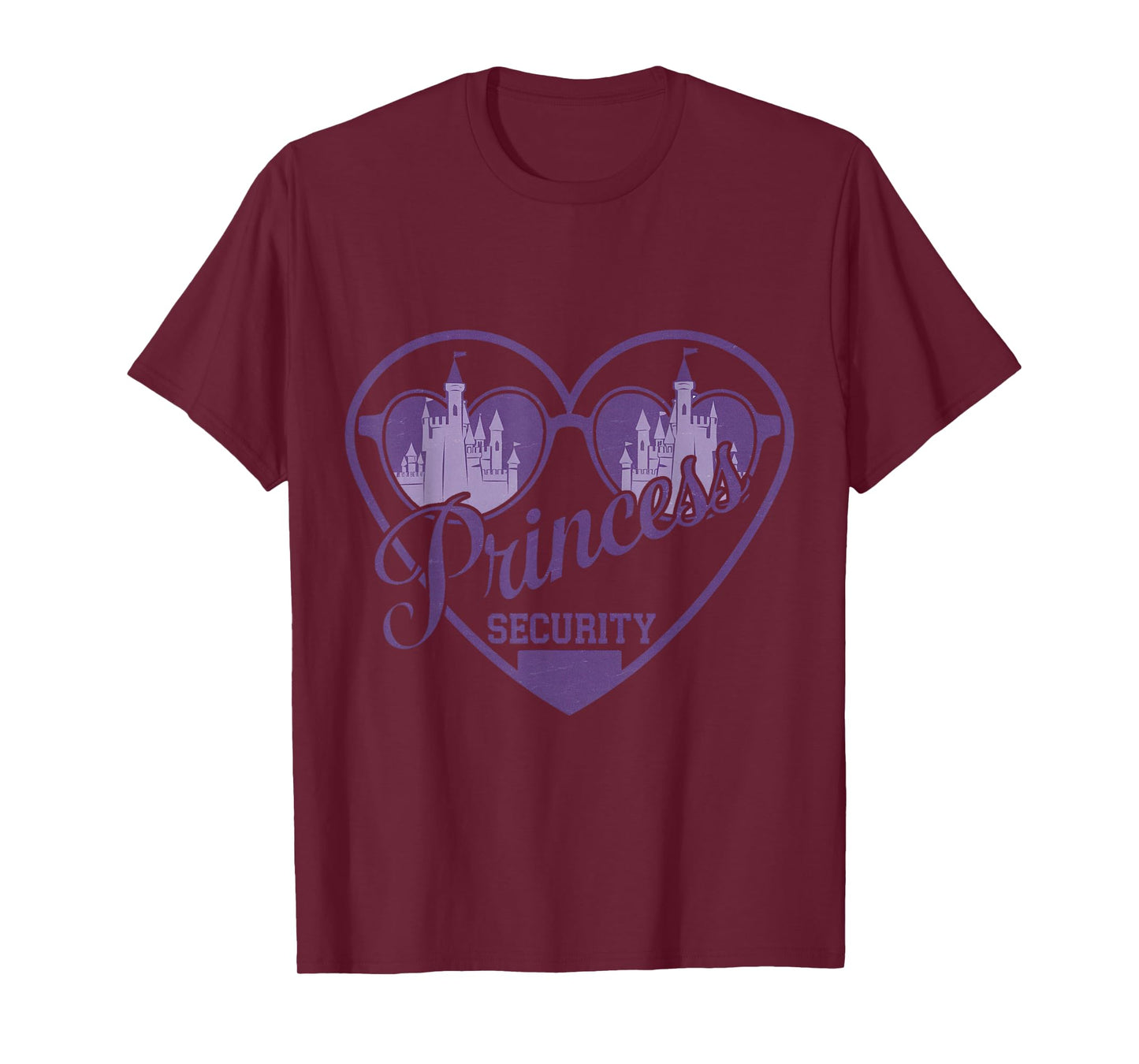 Princess Security Protection Castle Men Women & Boys Retro T-Shirt