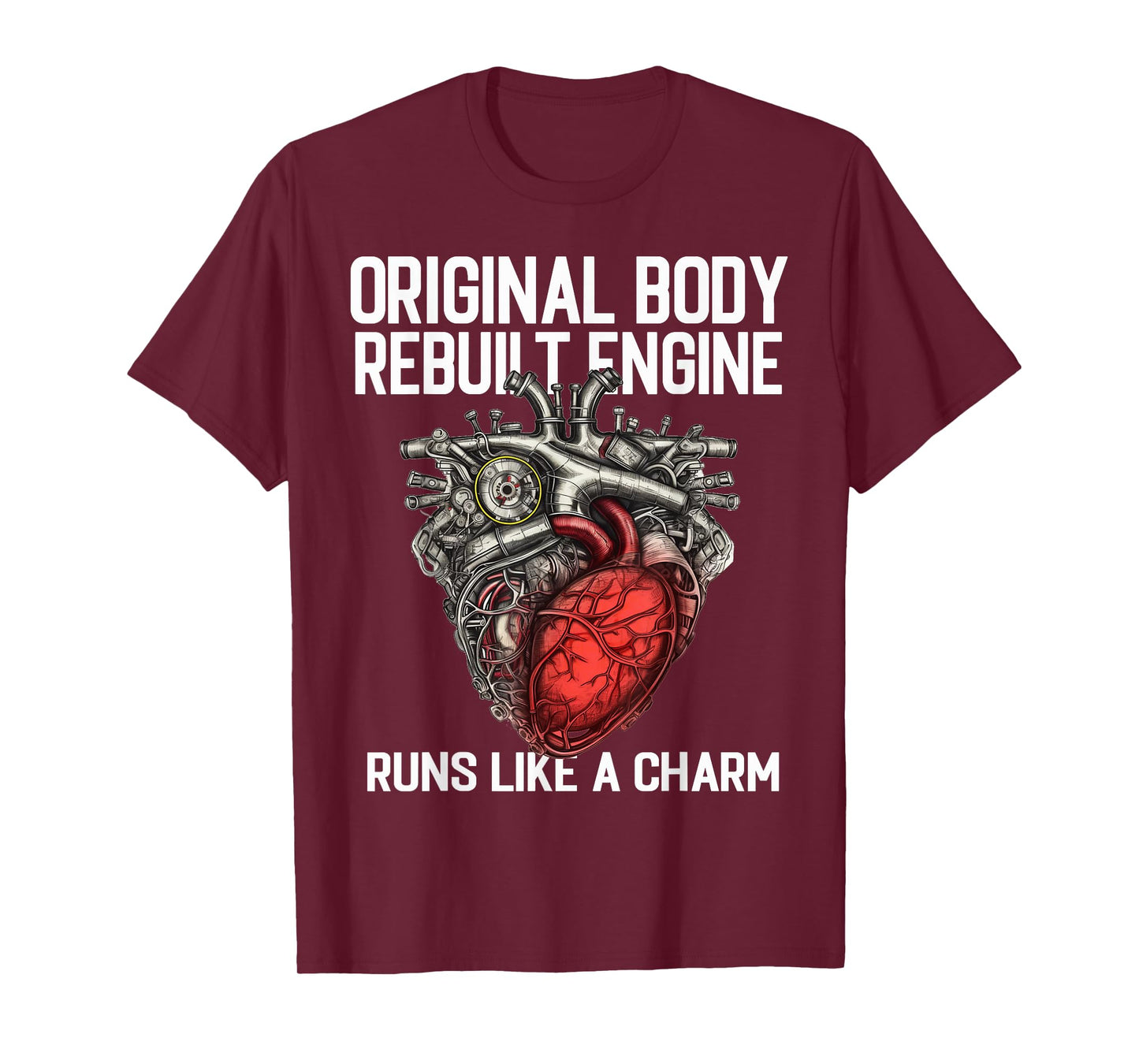 Funny Open Heart Surgery Bypass Survivor Recovery for Men T-Shirt