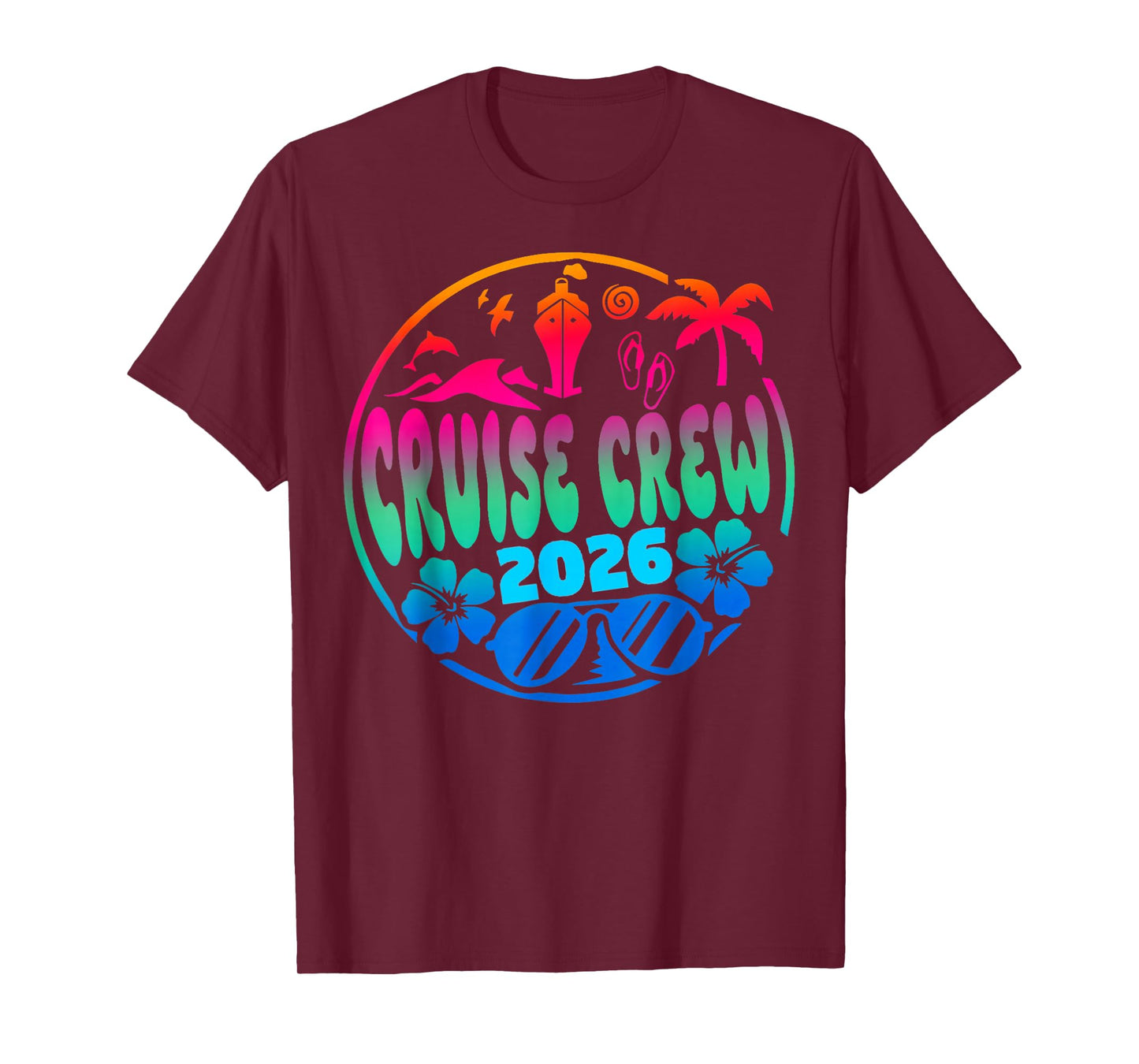 Cruisin Crew 2026 Cruise Family Friends Vacation Matching T-Shirt