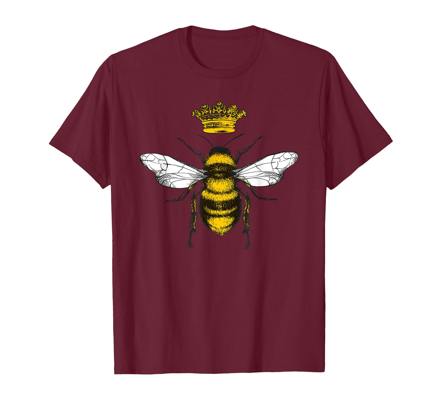 Vintage Queen Bee Shirt Women, Honey Bee Lovers Beekeeper T-Shirt