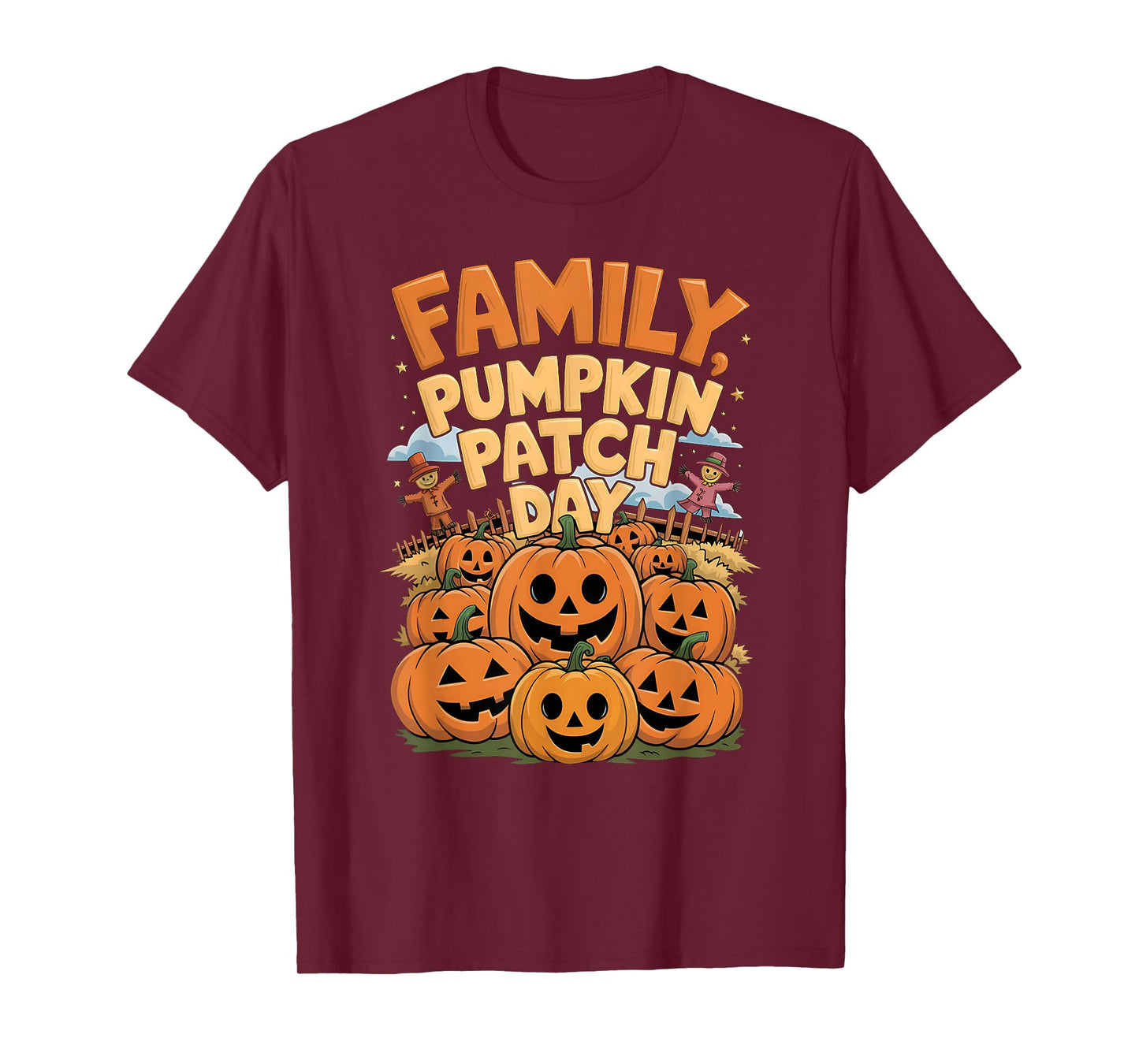 Matching Family Adventure Fun Family Pumpkin Patch Day T-Shirt