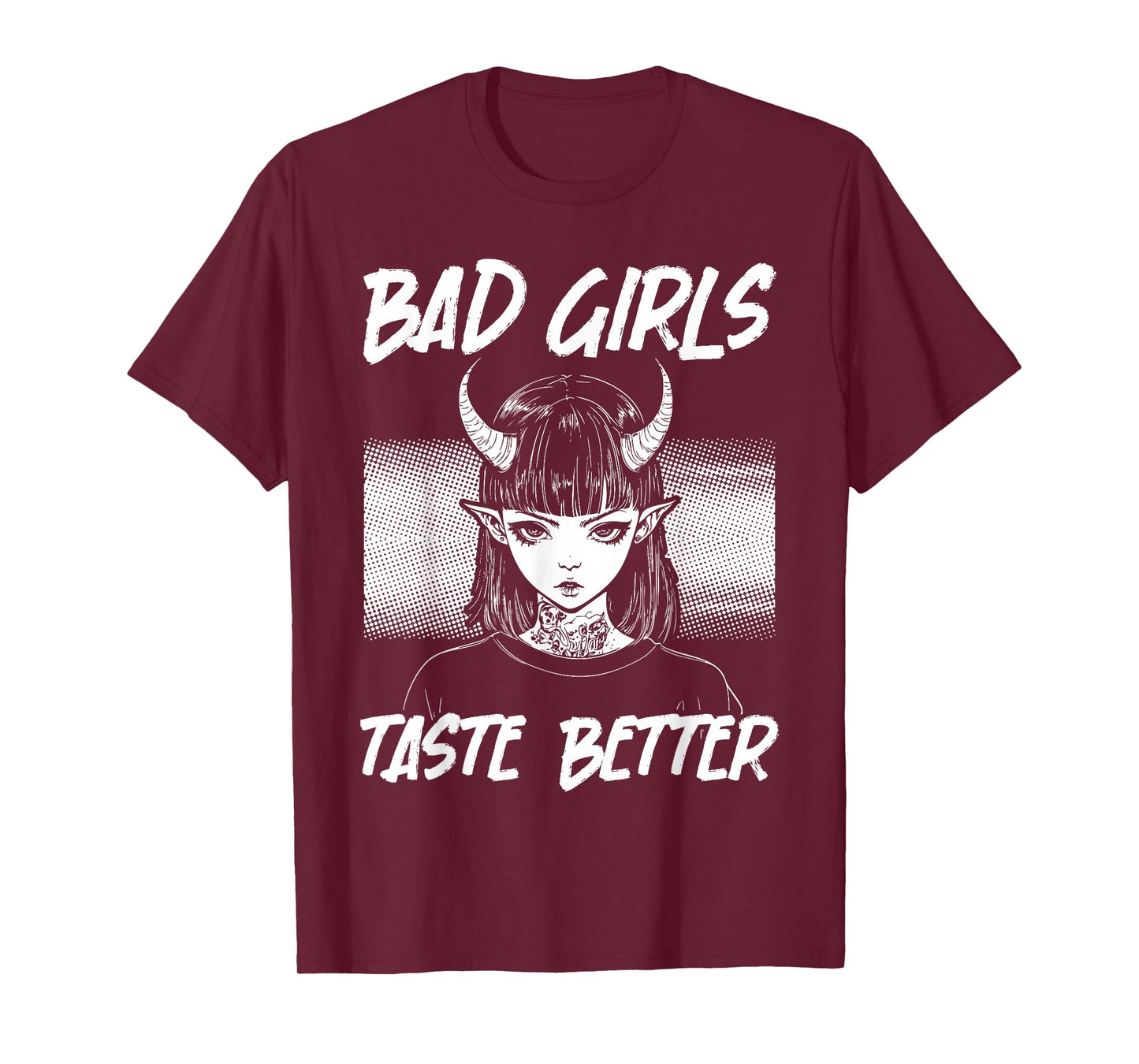 Bad Girls Taste Better Funny Adult Humor Tattoos Women Men T-Shirt