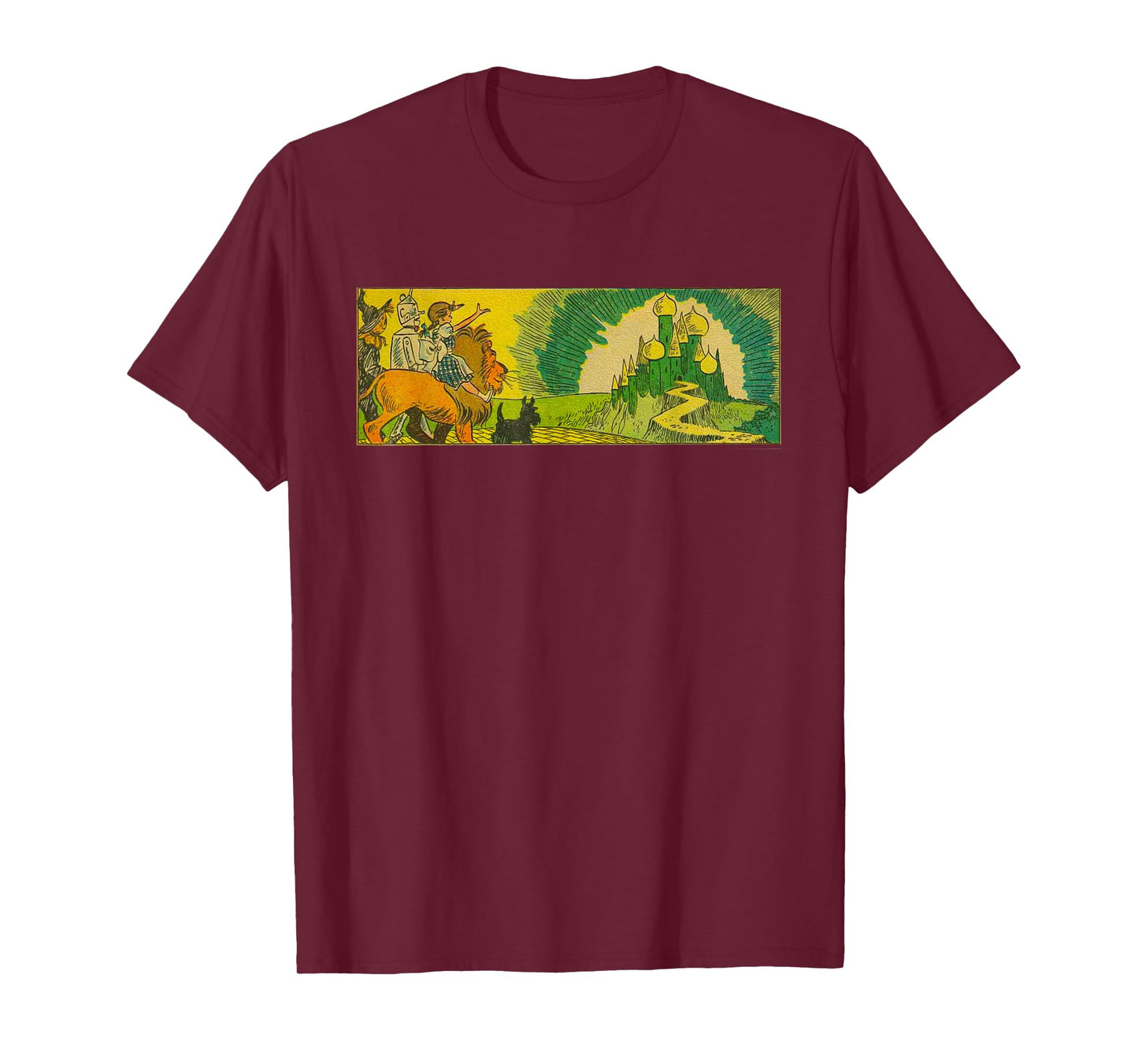 Tin Man Scarecrow Cowardly Lion Dorothy Toto Wizard of OZ T-Shirt