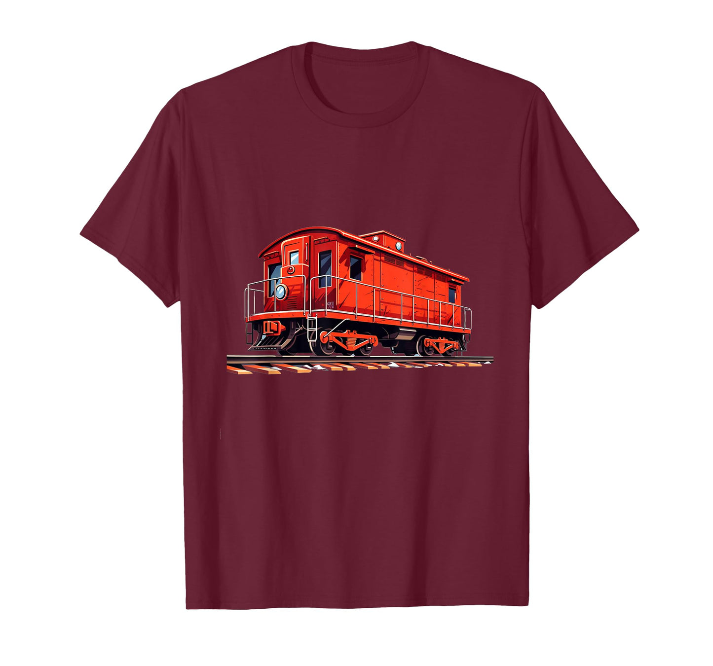 Funny Railroad Caboose for Rail and Railways Lovers T-Shirt