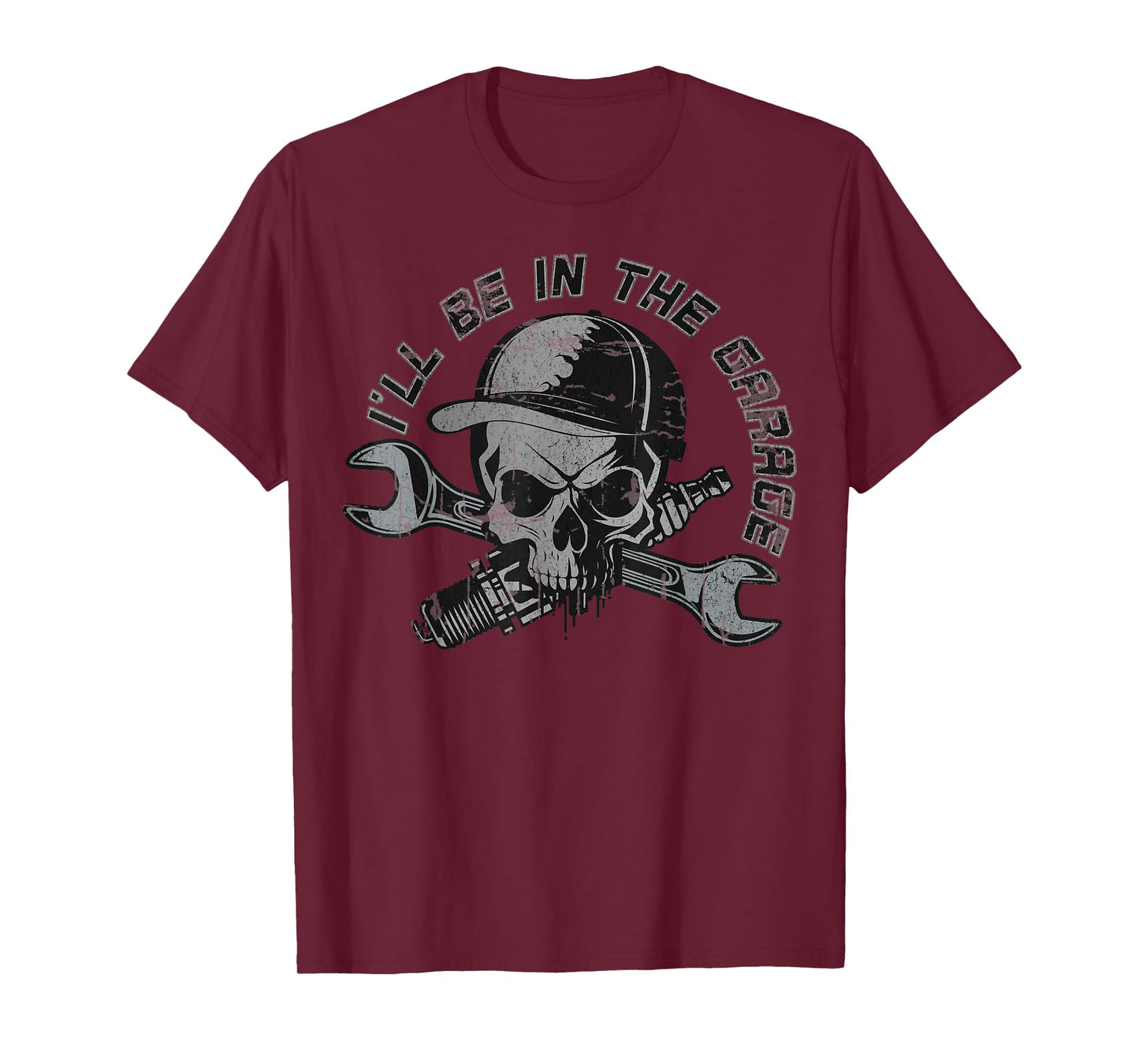 I'll Be Garage Mechanic Dad Joke Handyman Grandpa Fun T-Shirt