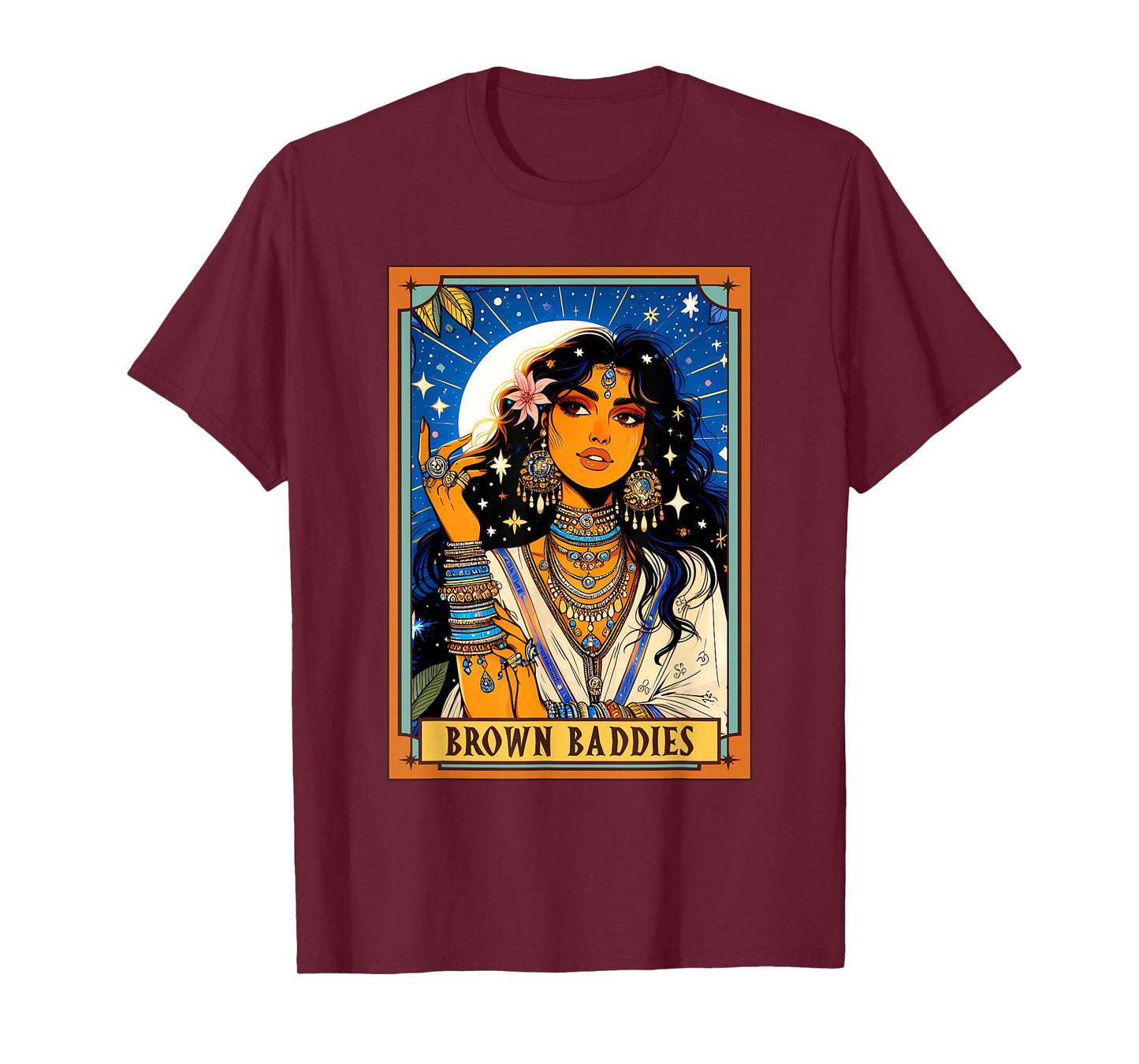 Proud Indian Girl India Traveling Desi Girl Brown A Badddies T-Shirt