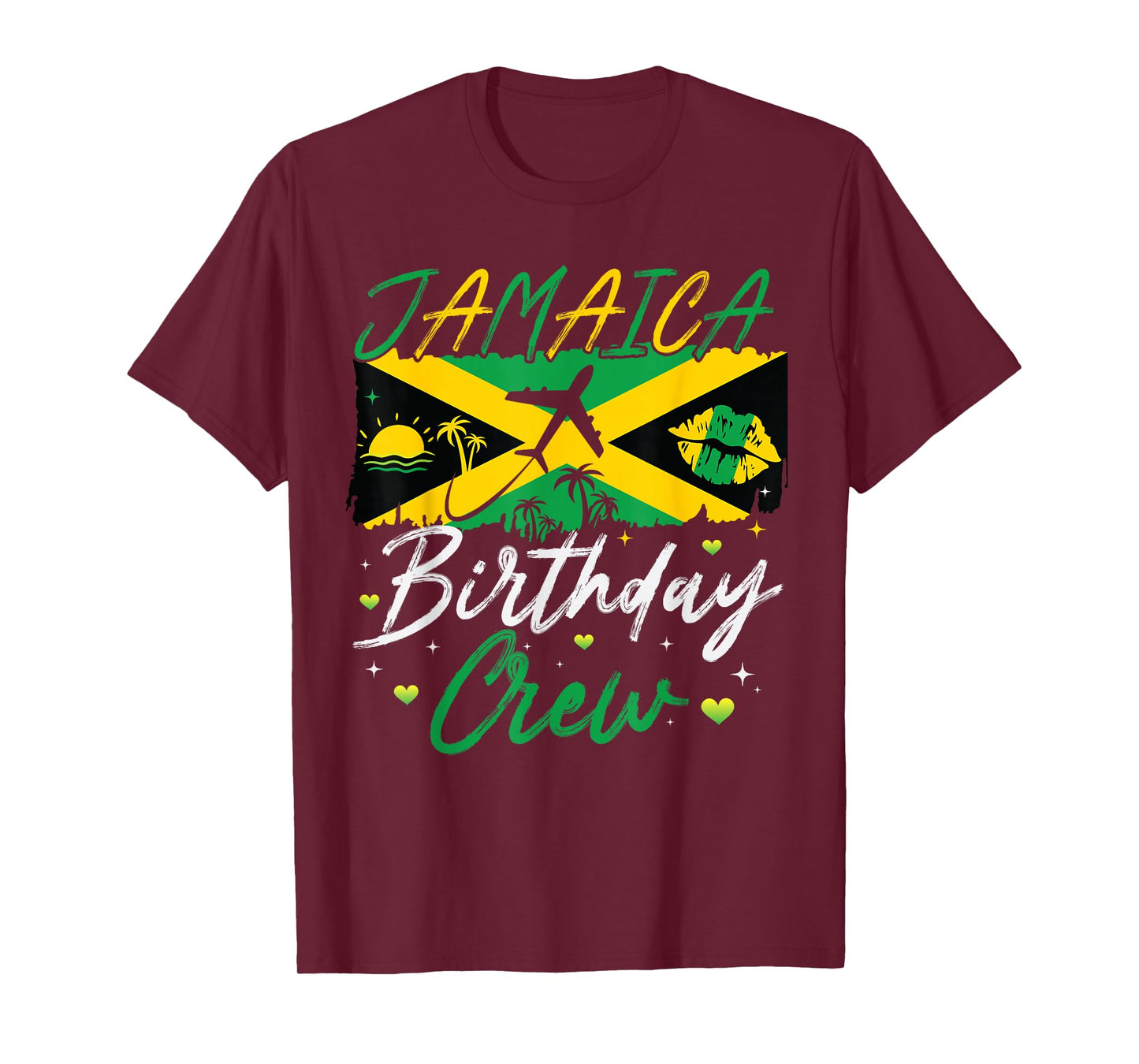 Jamaica Birthday Crew Squad Girls Family Trip 2025 Birthday T-Shirt