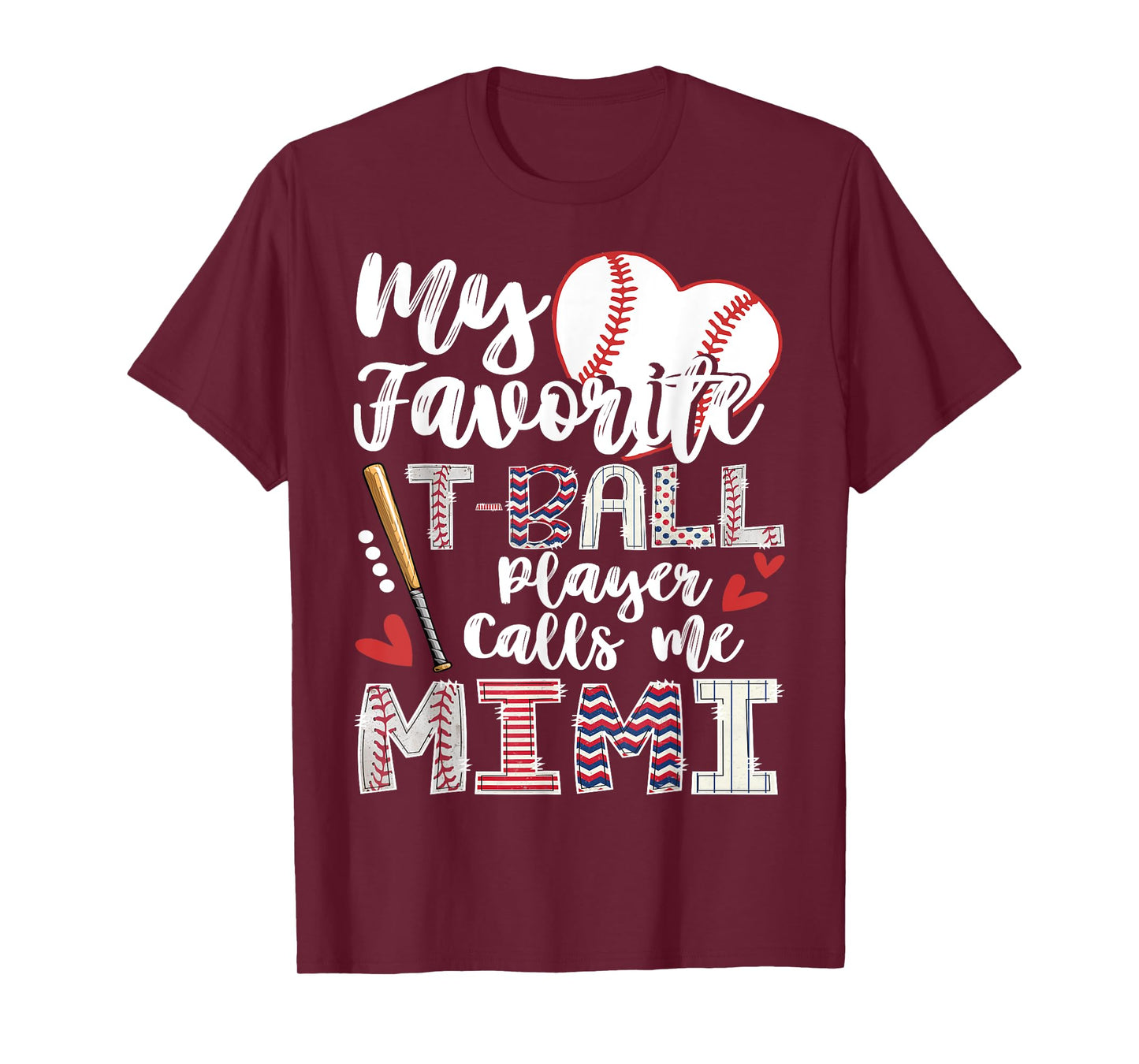 My Favorite T-Ball Player Calls Me Mimi Of Baller T-Shirt
