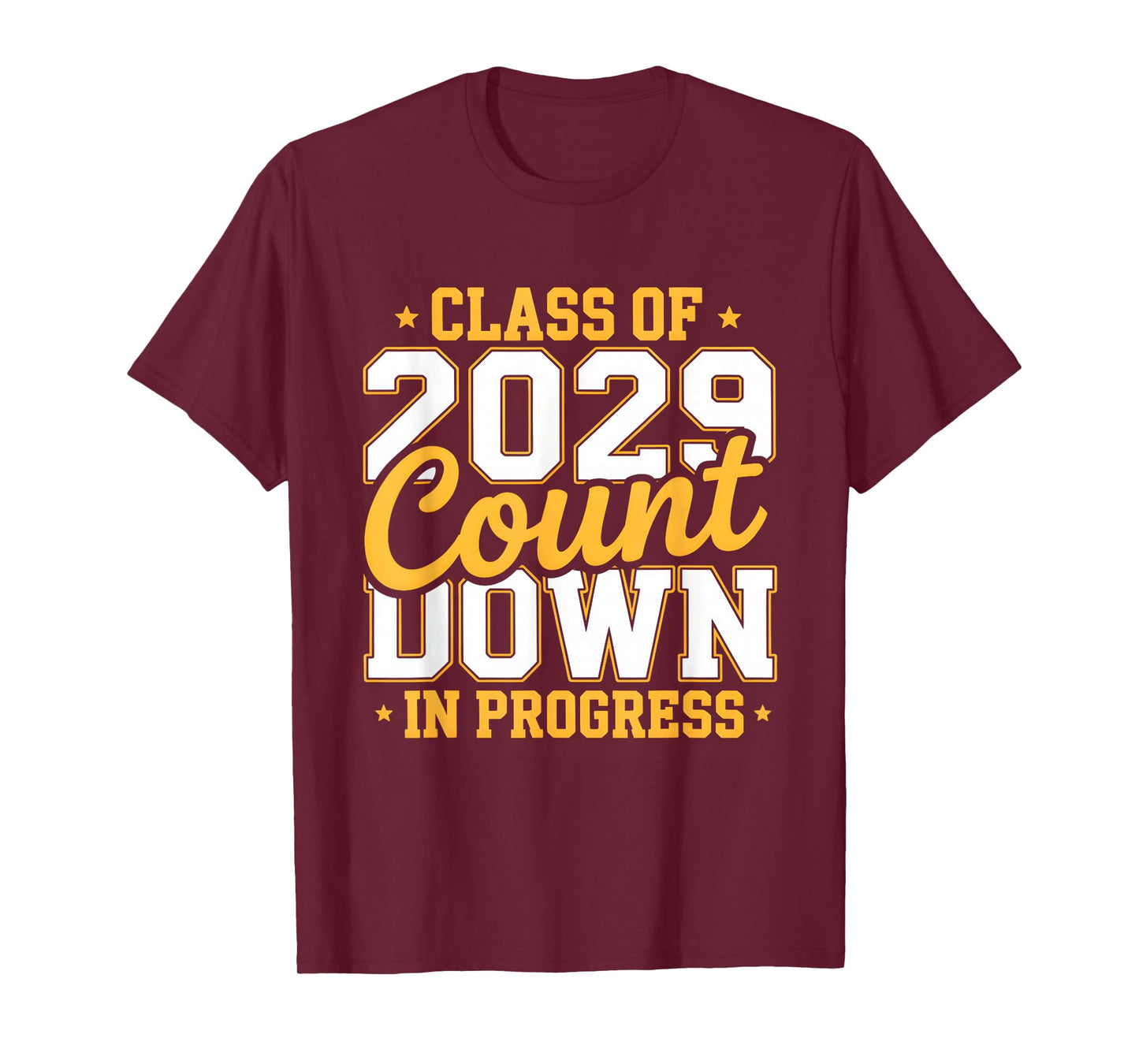 Class of 2029 Countdown In Progress Graduation T-Shirt