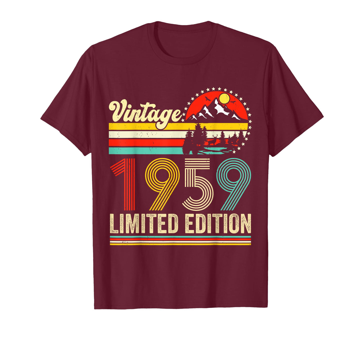 Vintage 1959 Limited Edition 66 years Old 66th Birthday T-Shirt