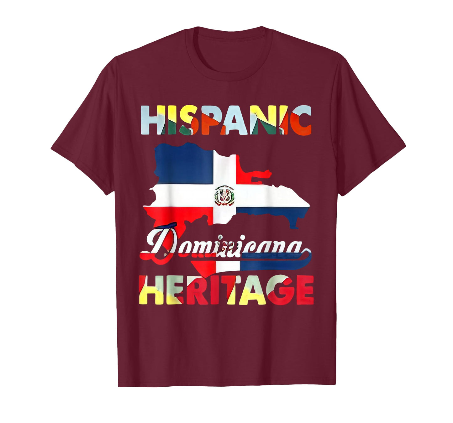 Hispanic Heritage Month Dominican Republic Flag Dominicana T-Shirt