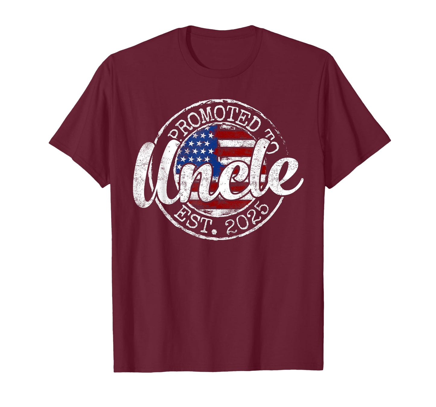 Promoted To Uncle Est 2025 Uncle To Be Gifts 1St Time Uncle T-Shirt