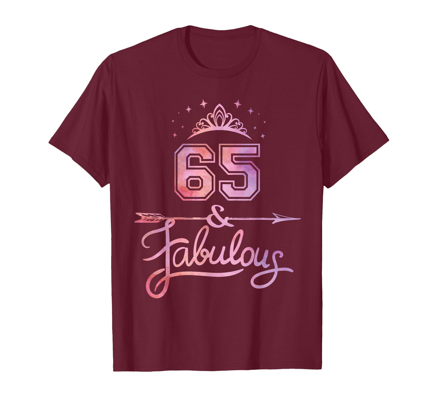 Women 65 Years Old And Fabulous Happy 65th Birthday T-Shirt