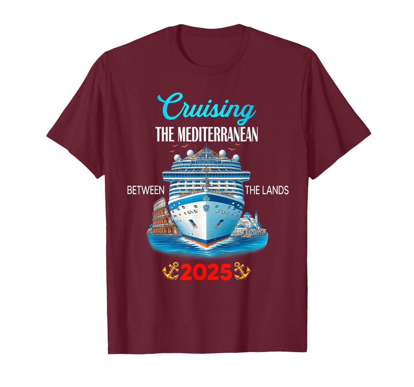 Mediterranean Cruise Birthday Trip T-Shirt