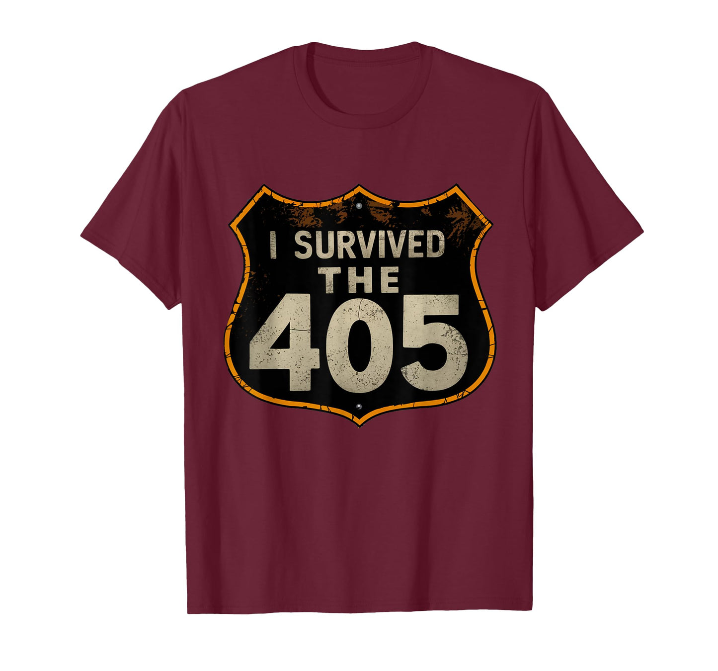 I Survived the 405 Funny California Freeway Socal T-Shirt