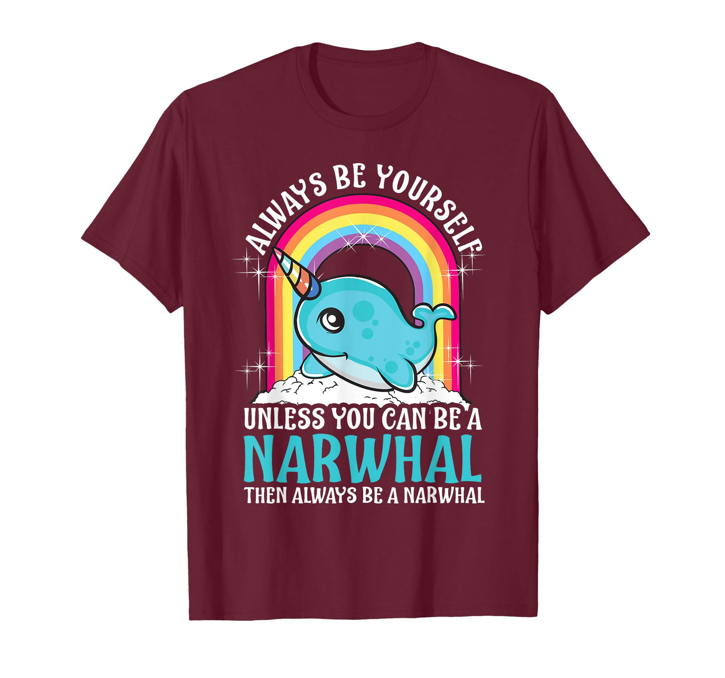 Cool Narwhal Art For Men Women Kids Narwhal Costume Narwhal T-Shirt