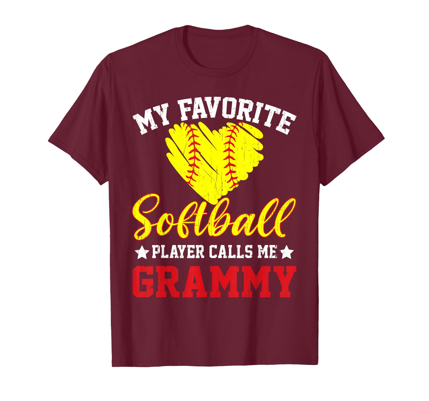 My Favorite Softball Player Calls Me Grammy T-Shirt