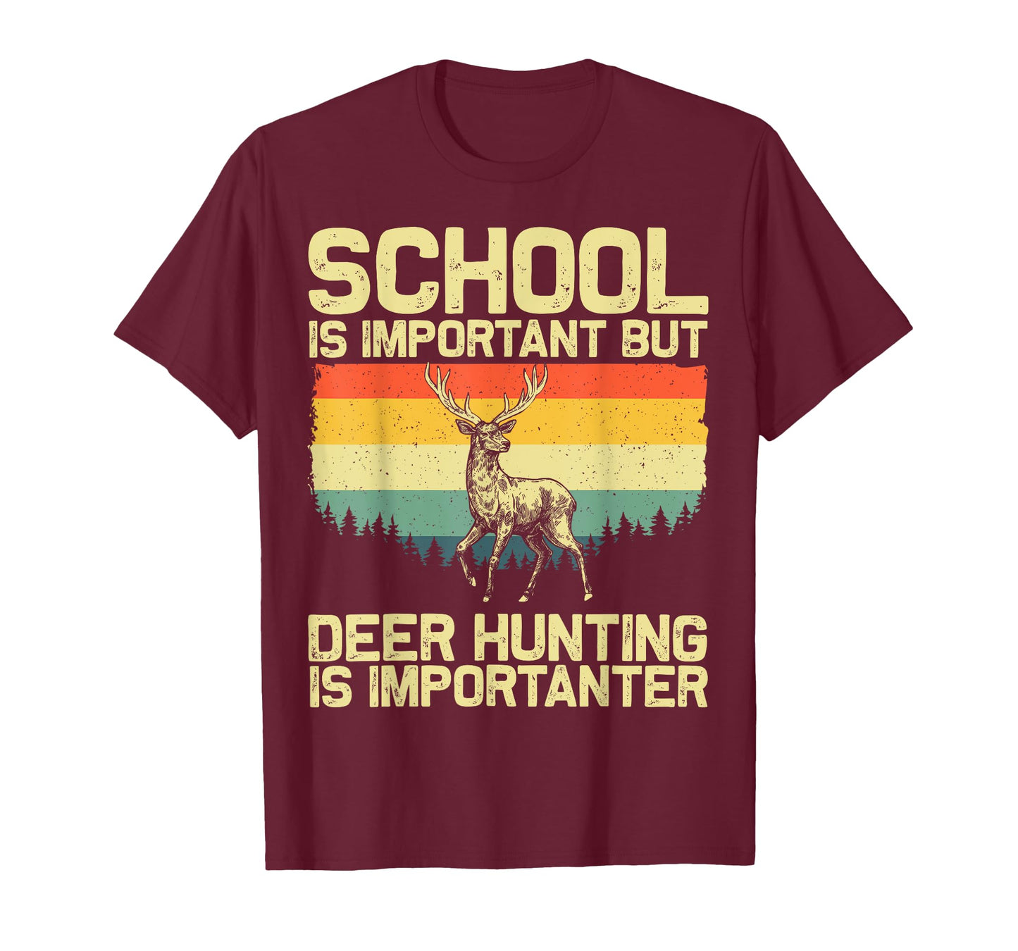 Deer Hunting Design For Boys Men Deer Hunter Deer Hunting T-Shirt
