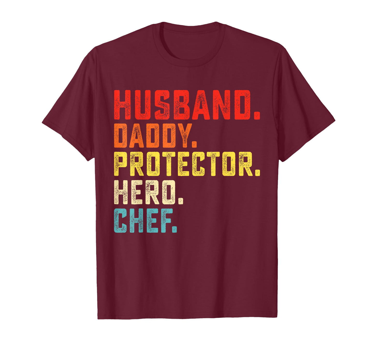 husband daddy protector hero chef fathers Day Cook Cooking T-Shirt