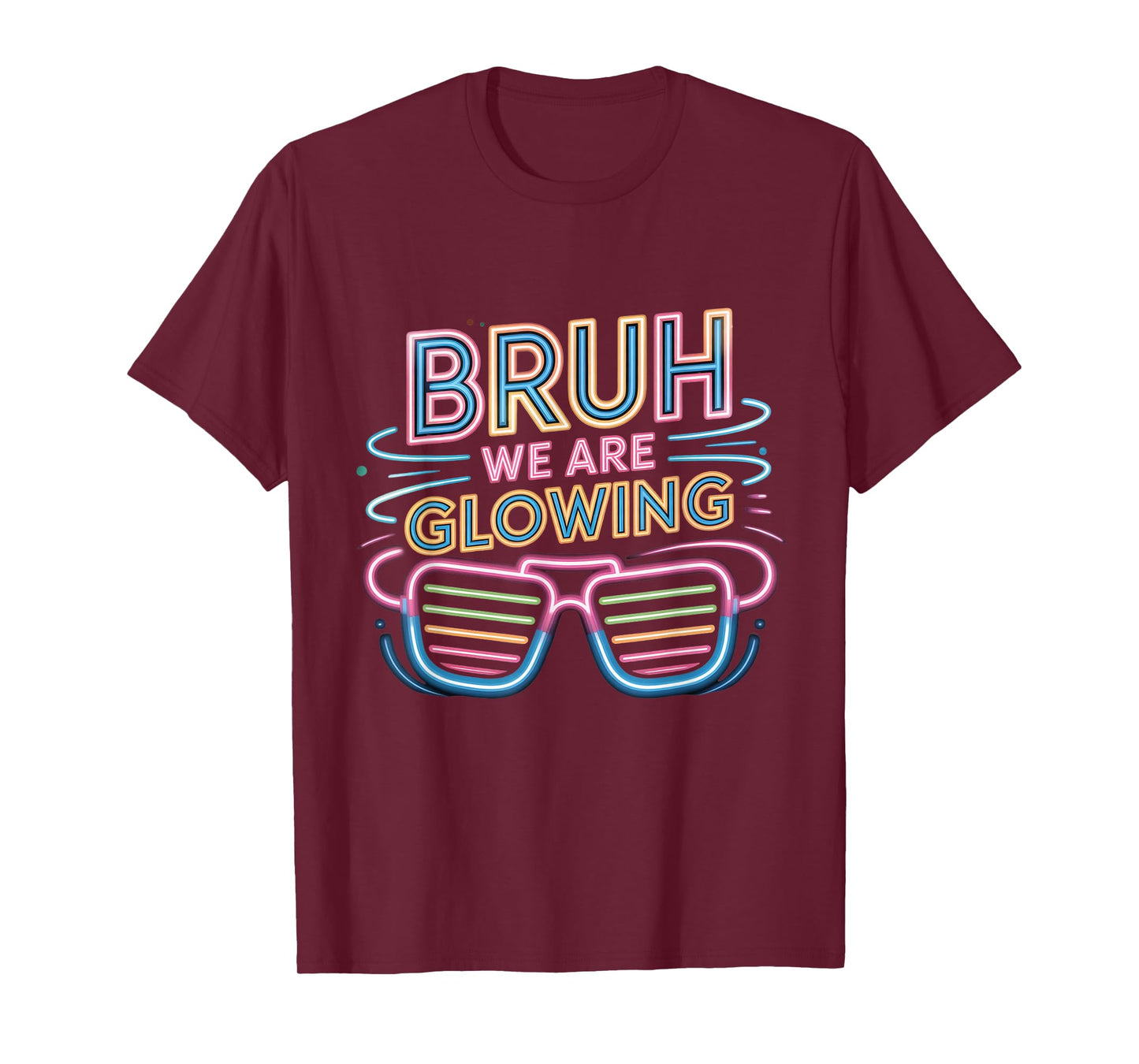 Bruh We Are Glowing In My Glowing Era Hello Summer Vacation T-Shirt
