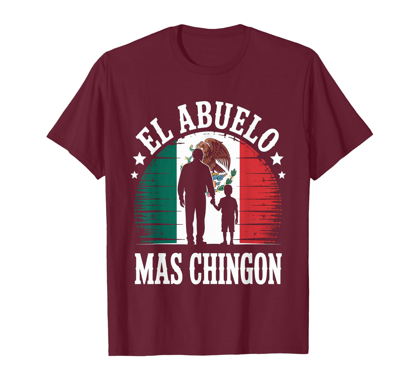Coolest Mexican Grandpa Vintage Sombrero Design T-Shirt