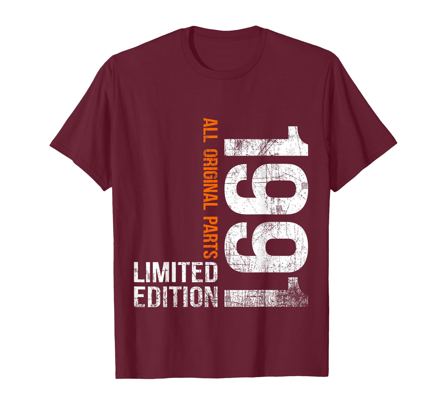 Vintage 1991 34th Birthday Gifts Men Women 34 Years Old T-Shirt