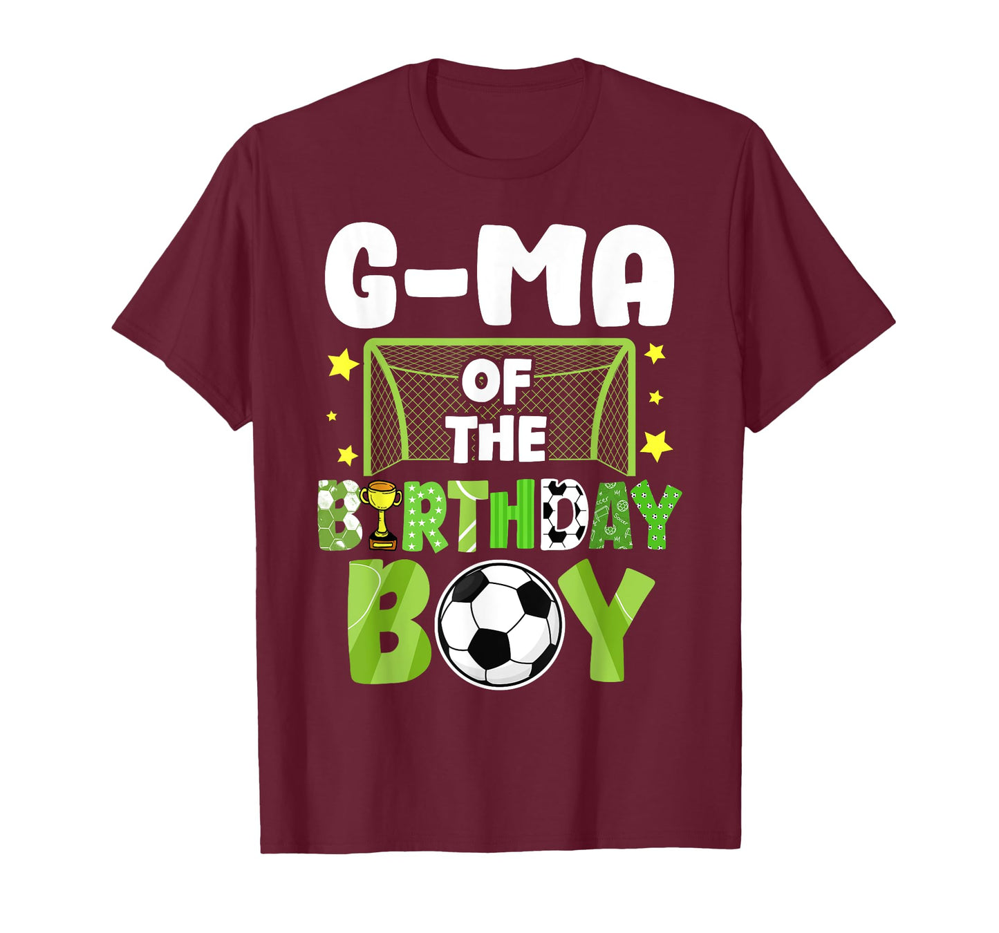 Soccer G-Ma Birthday Boy Party Soccer Family Matching T-Shirt