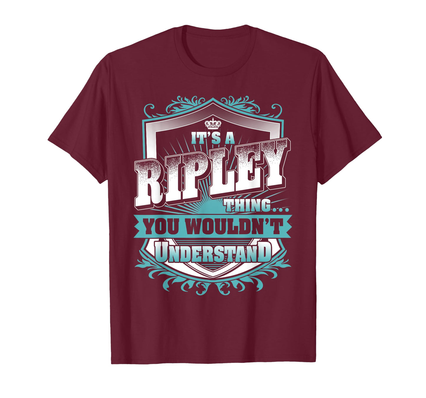 It's A RIPLEY Thing You Wouldn't Understand Name Vintage T-Shirt, Small, Black