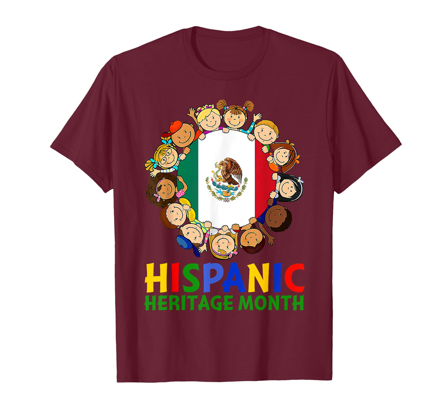 Hispanic Heritage Month Mexico Kids Boys Girls T-Shirt
