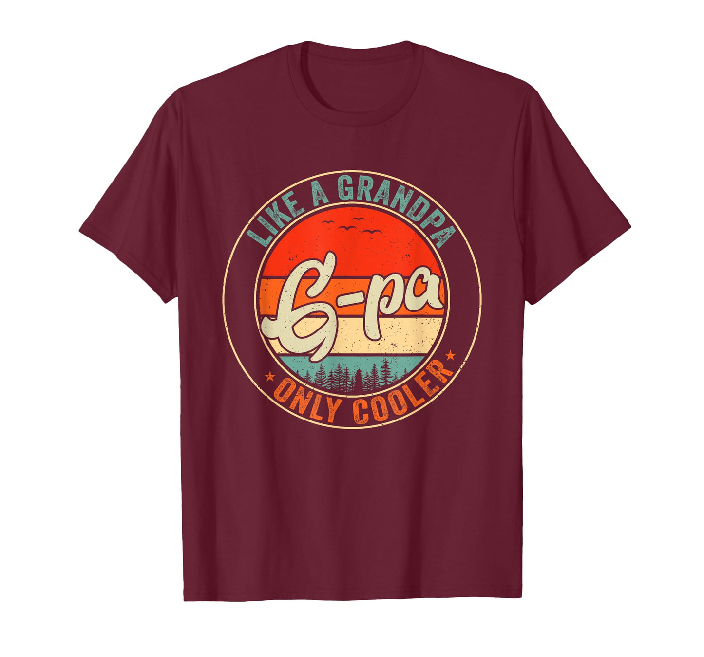 G-pa Like A Grandpa Only Cooler Retro Father's Day Men T-Shirt