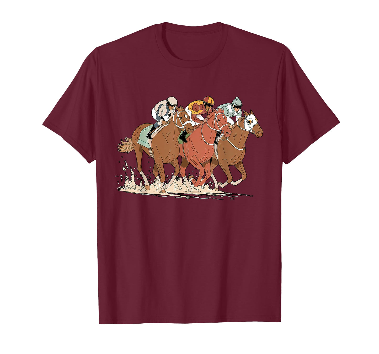Funny Horse Racing Jockey Racer Derby Rider Race Track Rodeo T-Shirt