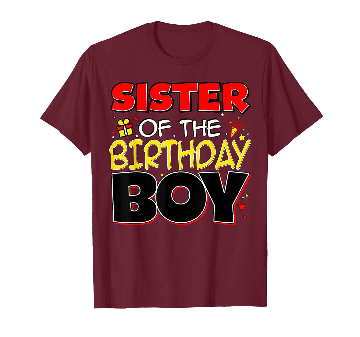 Sister Of The Birthday Boy Family Party Birthday Outfit T-Shirt