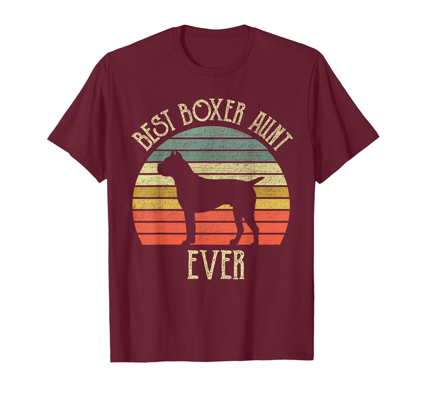 Vintage Best Boxer Aunt EVER dog lover gift for mother's day Men Women T-Shirt