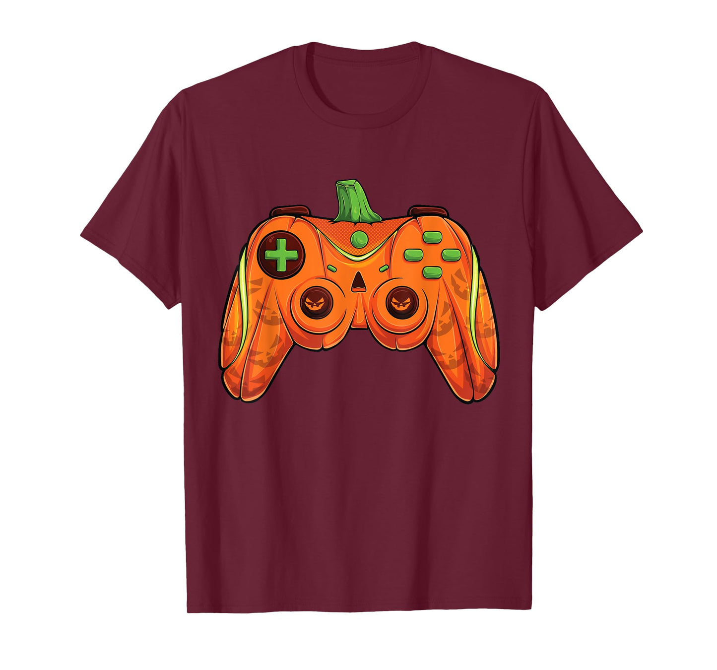 Halloween Gamer Pumpkin controller Video Gamer Kids Boys T-Shirt
