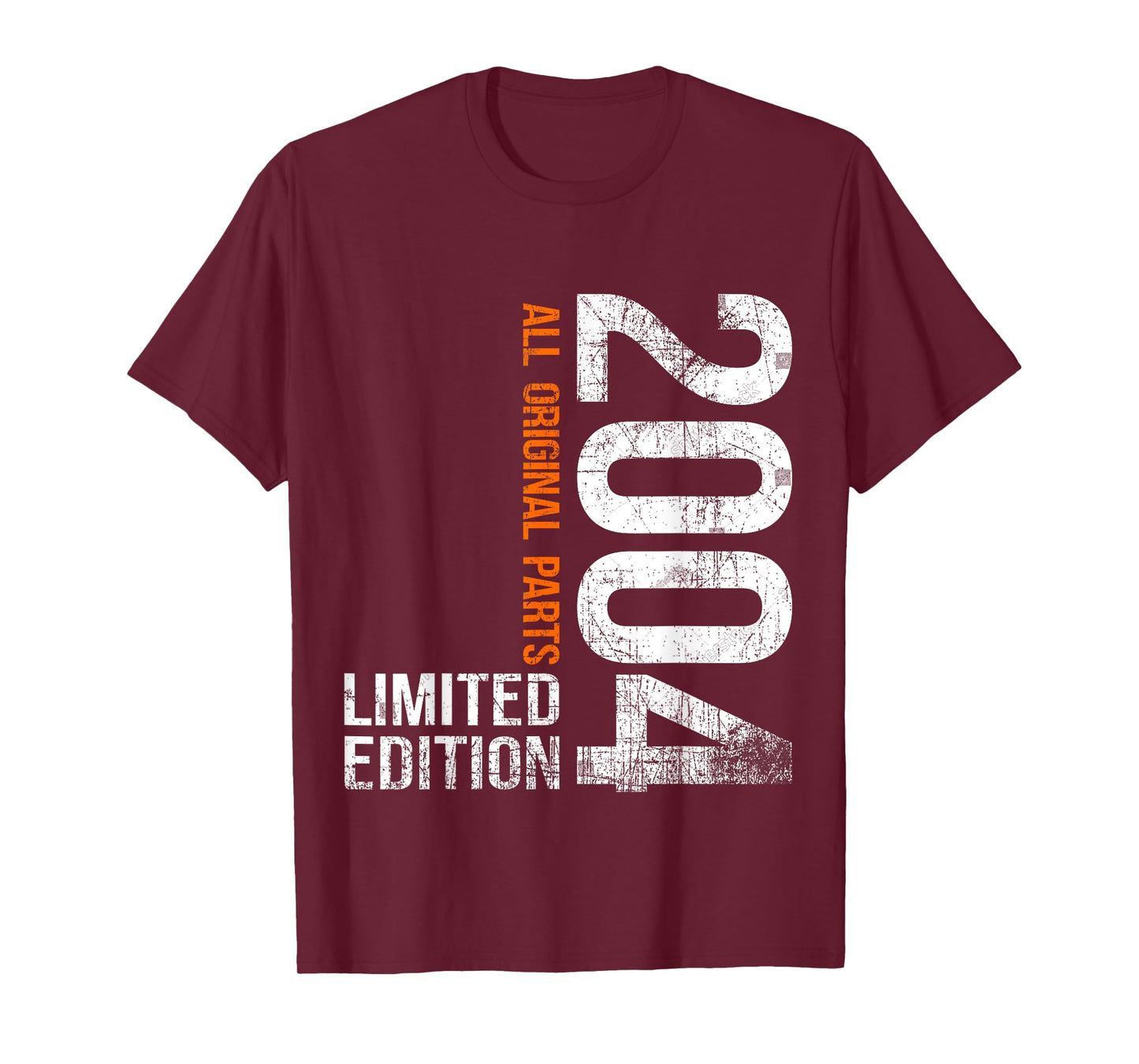 Vintage 2004 21th Birthday Gifts Men Women 21 Years Old T-Shirt