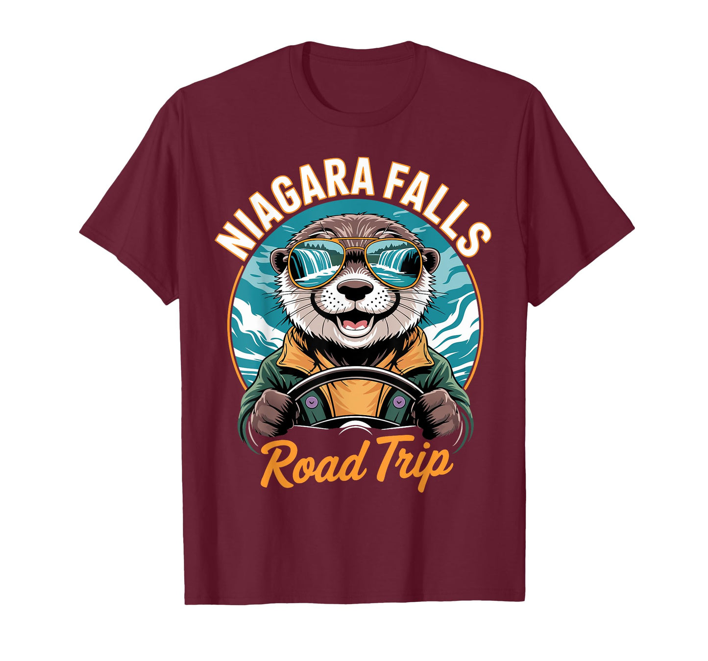 Road Trip Squad Niagara Falls Souvenirs Family 2025 Otters T-Shirt