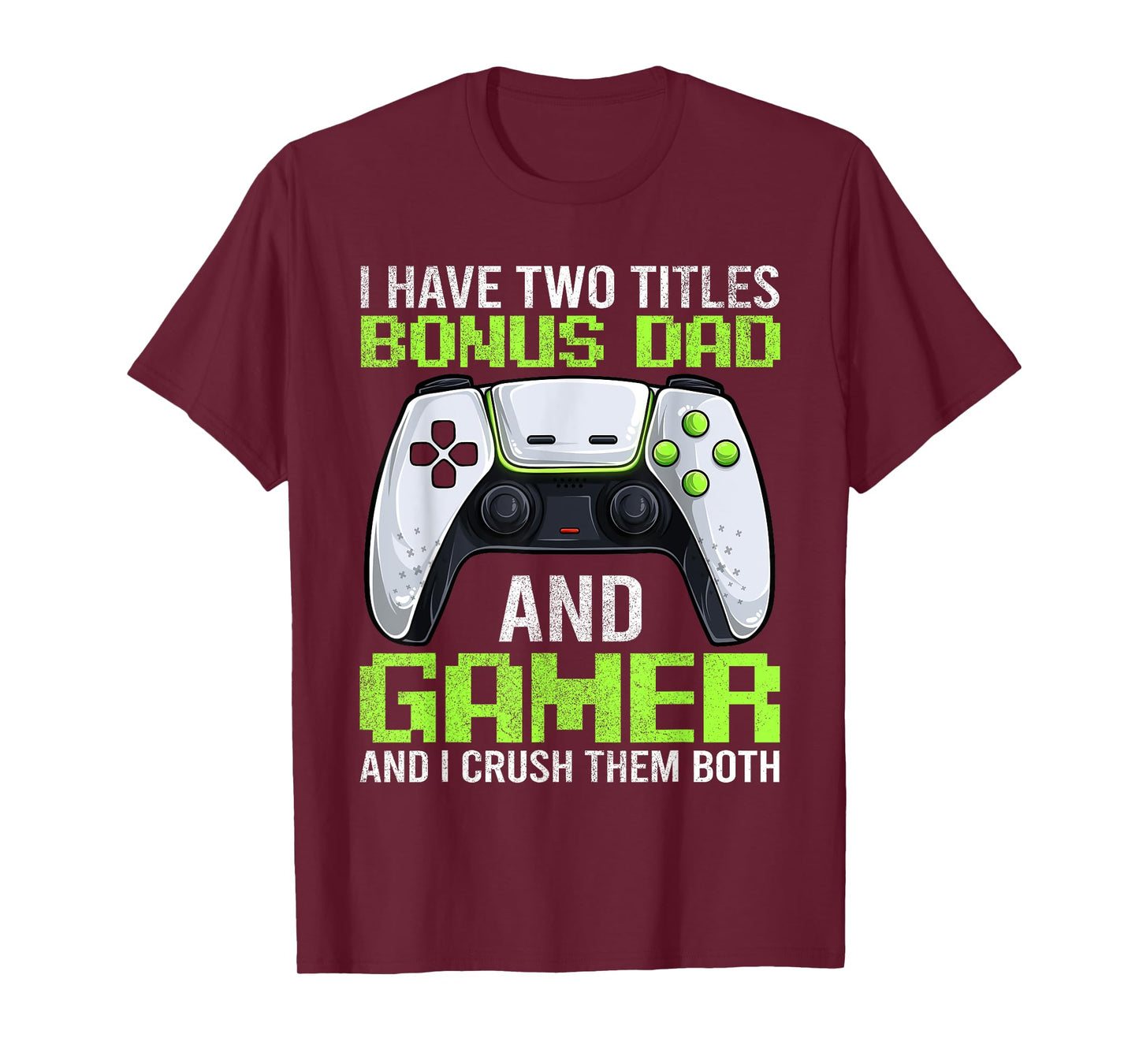 Video Game Bonus Dad Gamer Shirt, Funny Stepdad Gaming Geek T-Shirt