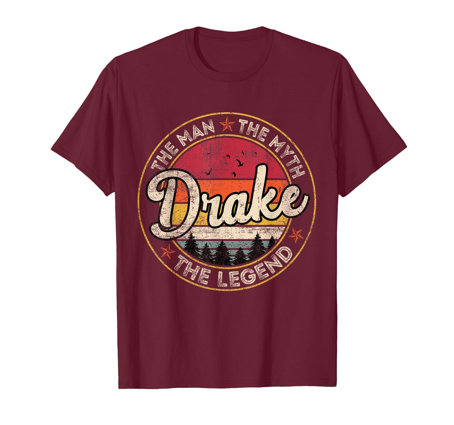Drake The Man The Myth The Legend Personalized Name T-Shirt