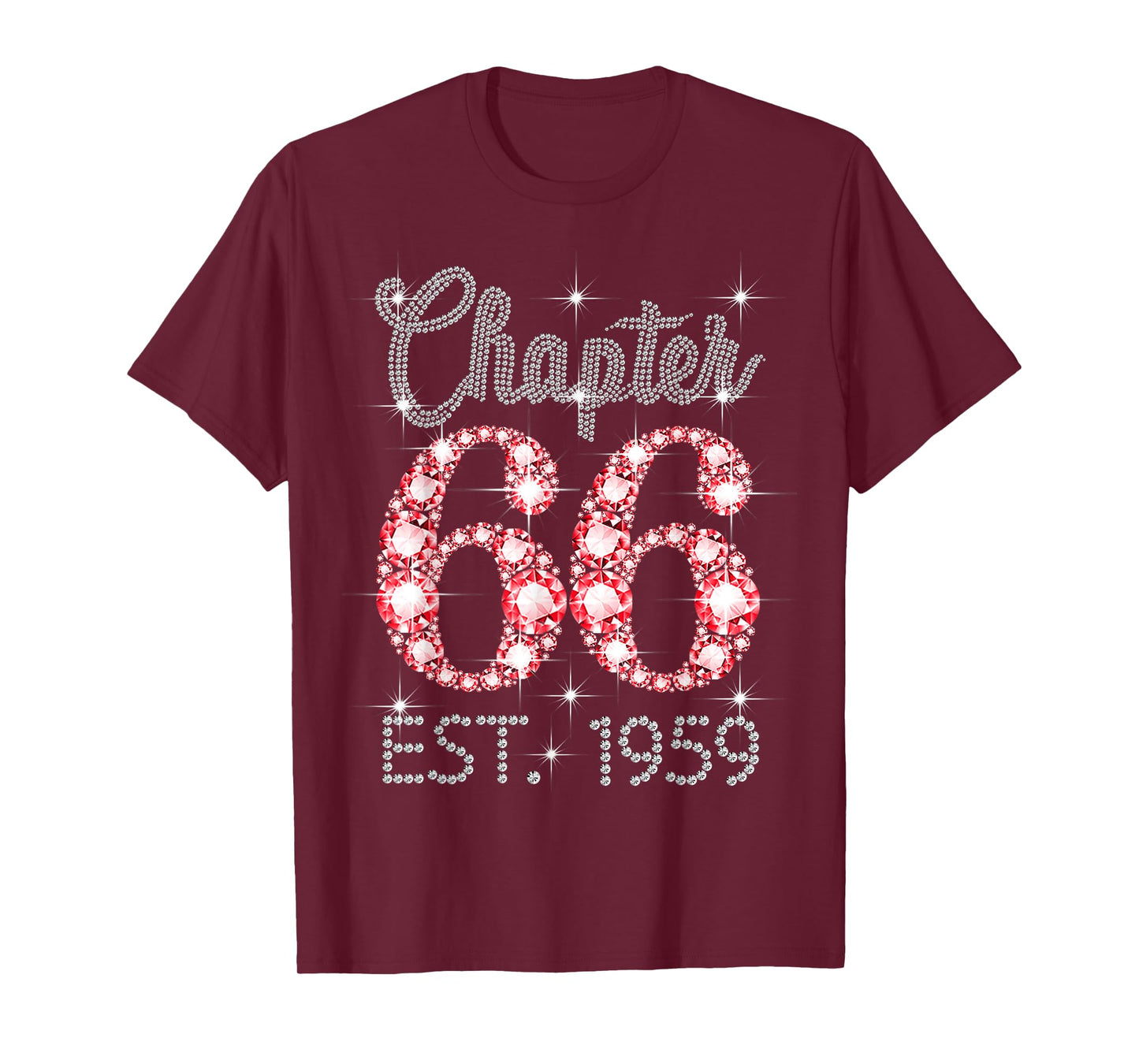 Chapter 66 EST 1959 Happy 66Th Birthday Girl Men Women T-Shirt
