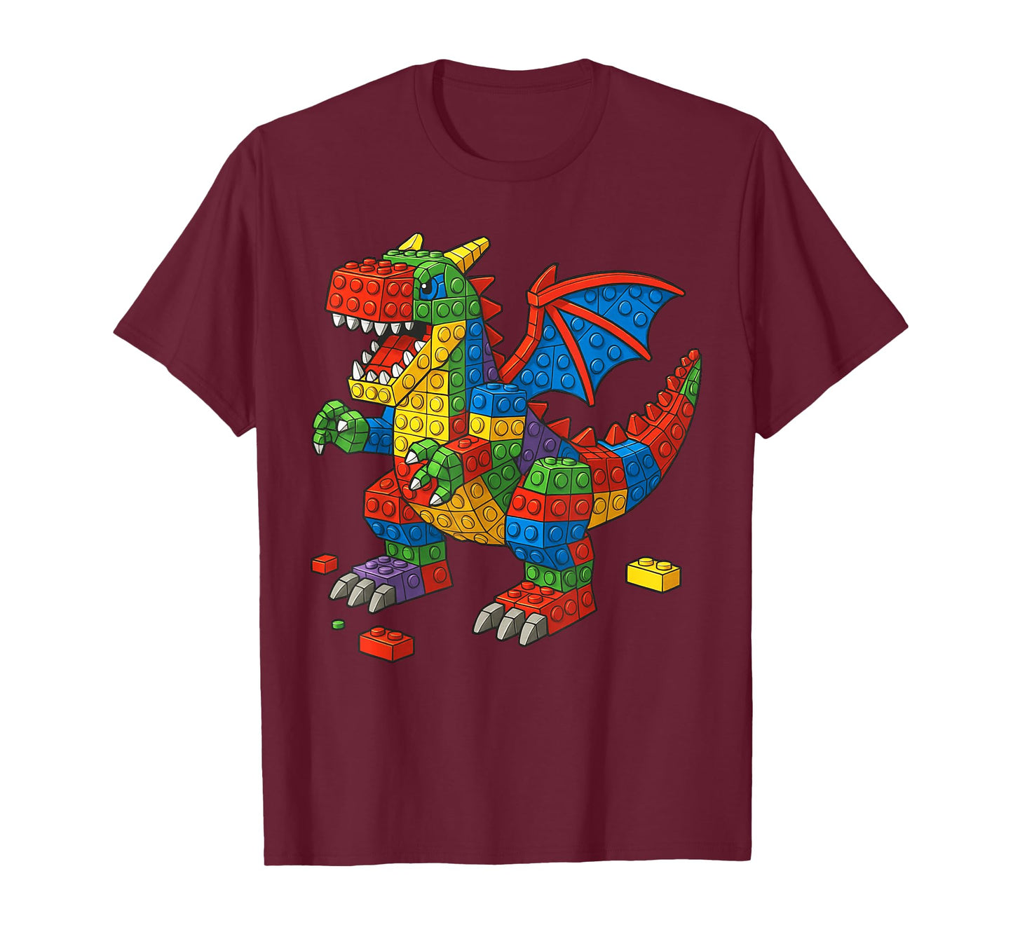Funny Family Master Builder Building Bricks Blocks Kids Boys T-Shirt