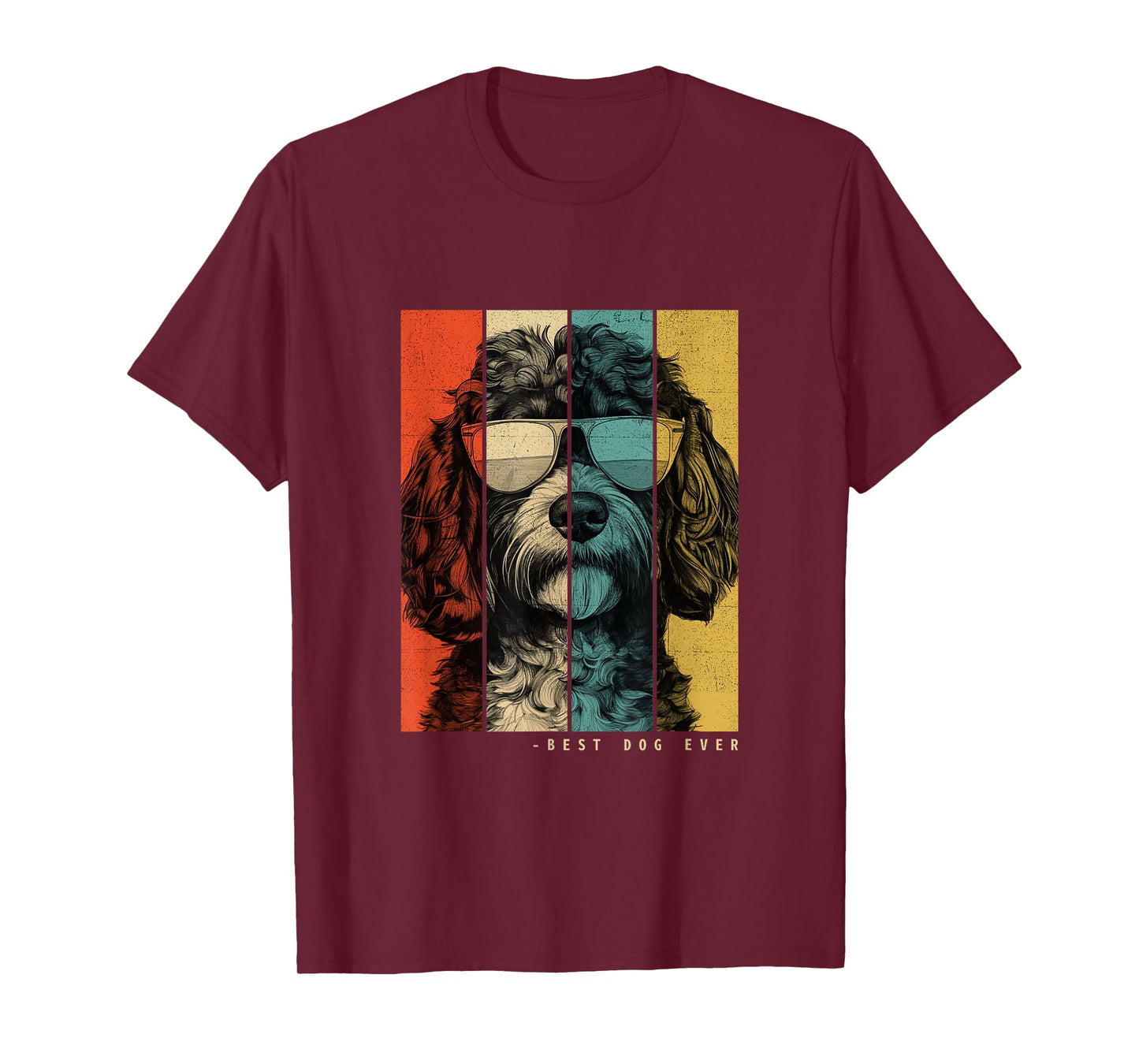 Vintage Cockapoo Dog Mom Dad Kids Men Women T-Shirt